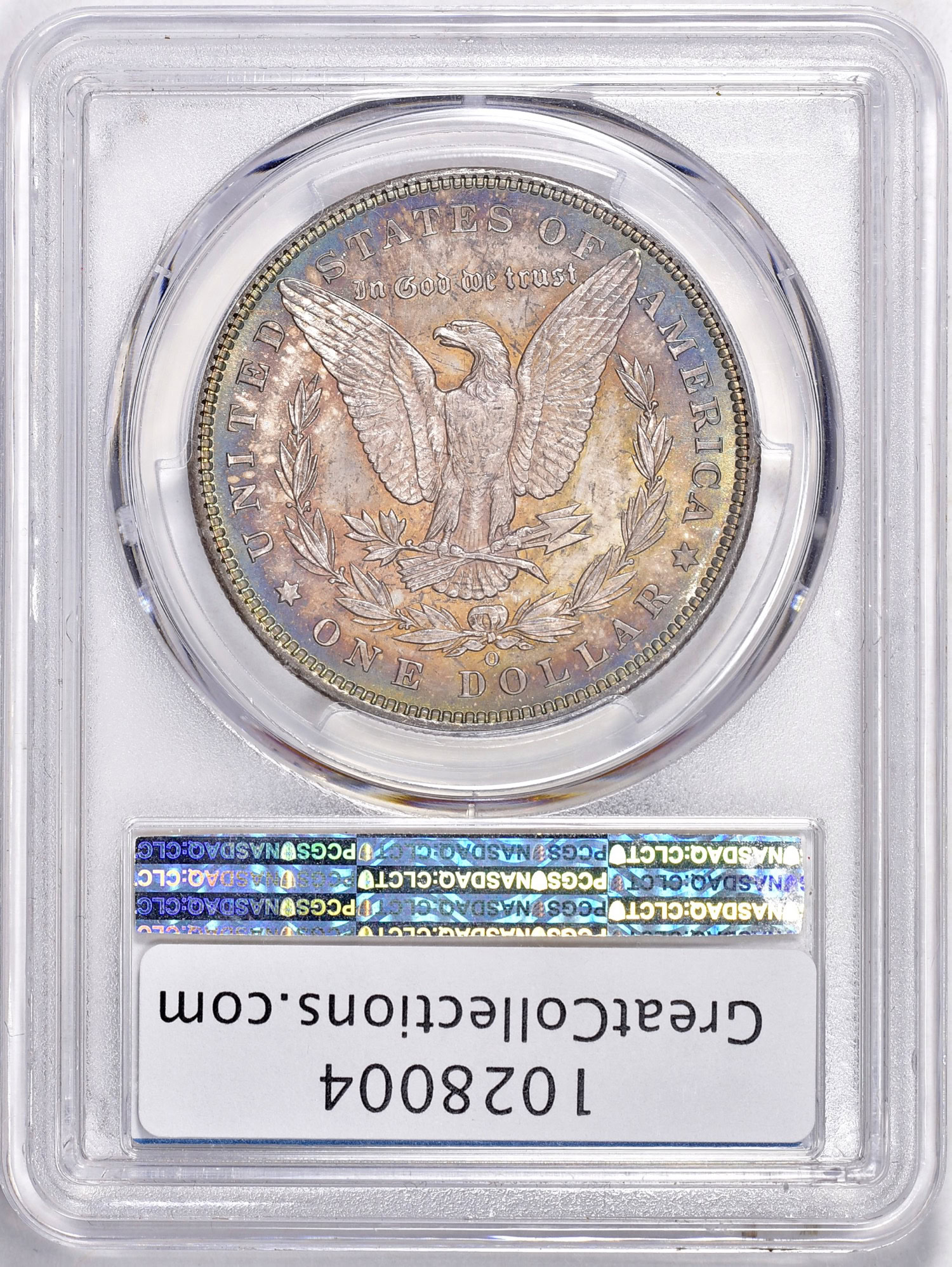 1895-O Morgan Silver Dollar PCGS MS-66 (Toned) (Item 1028004