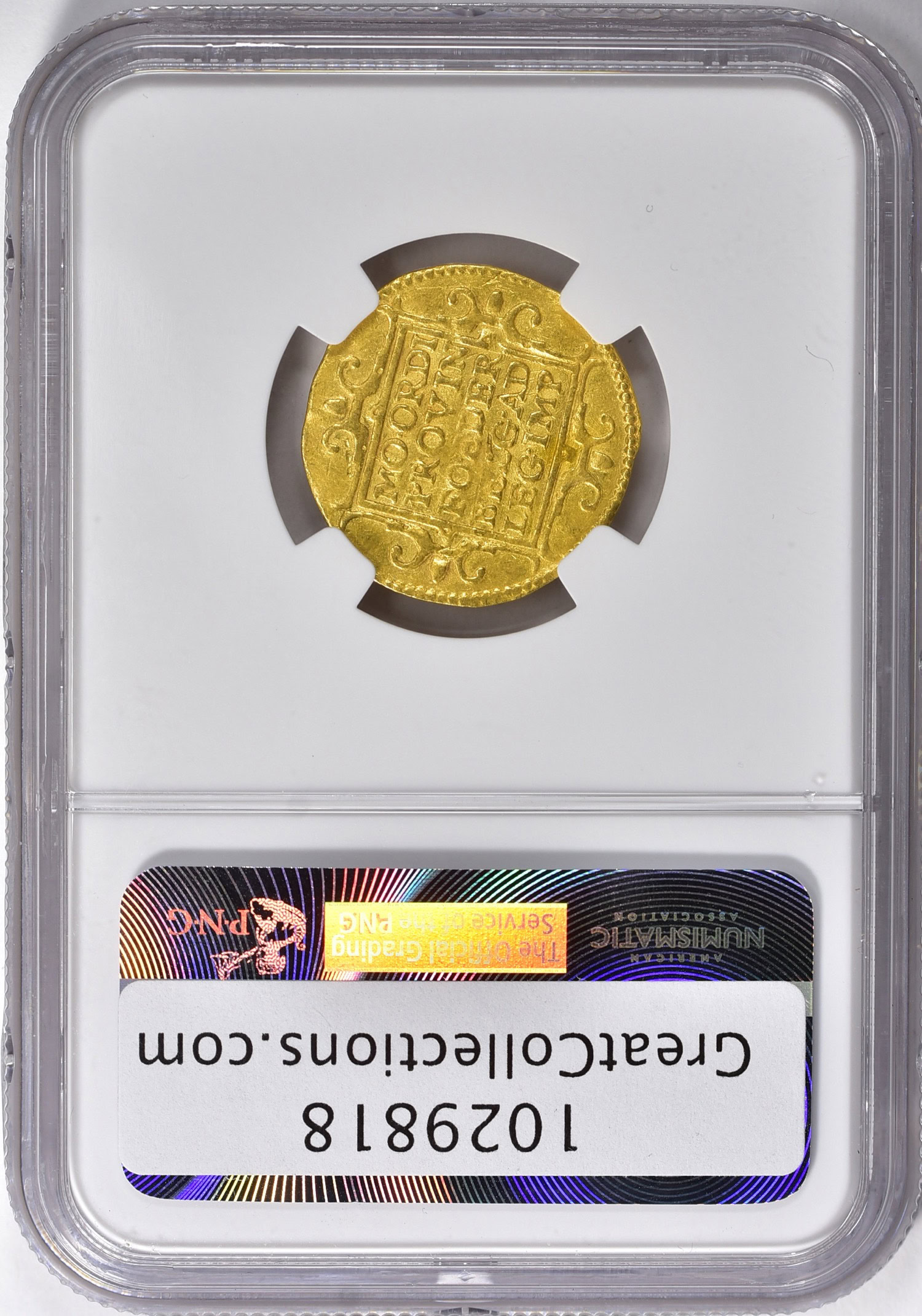 Netherlands - Holland 1595 Gold Ducat NGC AU-55 (AGW = 0.1106 oz