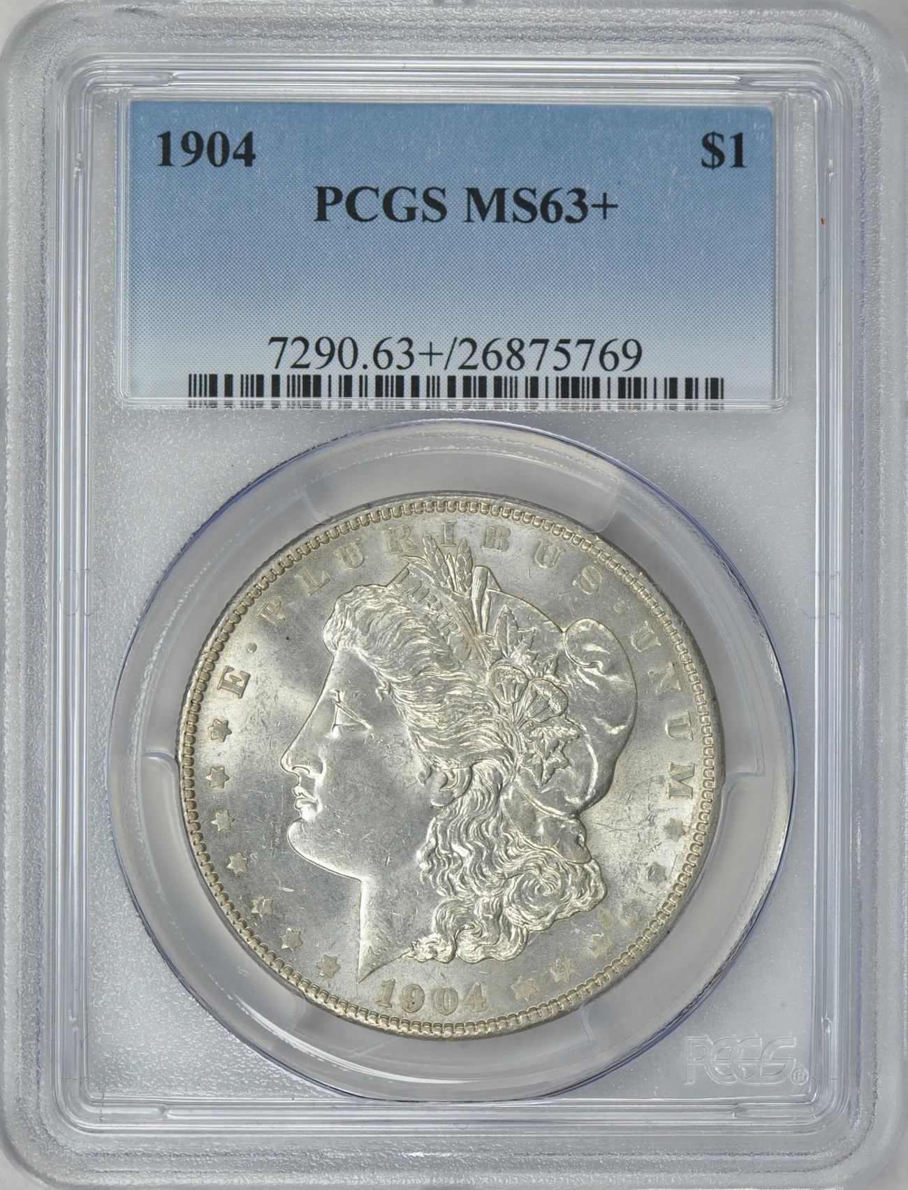 1904 Morgan Silver Dollar PCGS MS-63+ (Item 103932