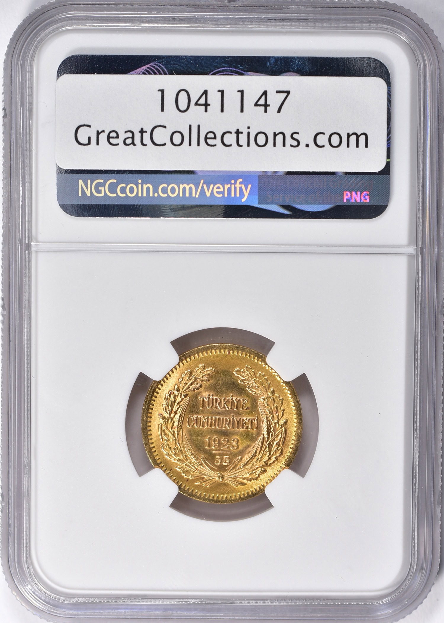 AH1327//9 オスマン・トルコ帝国 100クルシュ 金貨 NGC MS63 AH1327//9 オスマン・トルコ帝国 100クルシュ 金貨 NGC MS63 AH1327//9