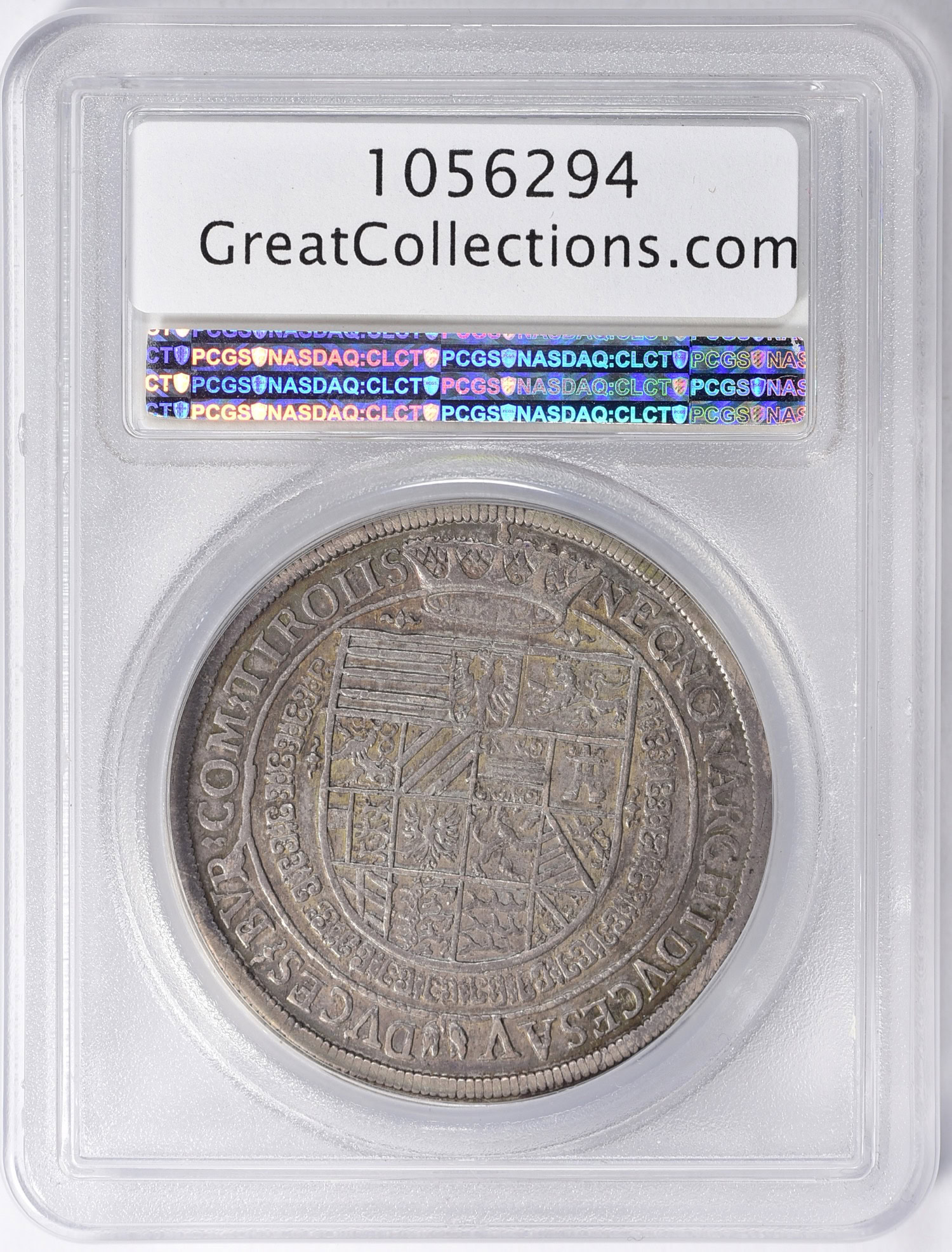 Austria 1605 Silver Thaler Hall Mint Dav-3005 PCGS AU-53 (Toned