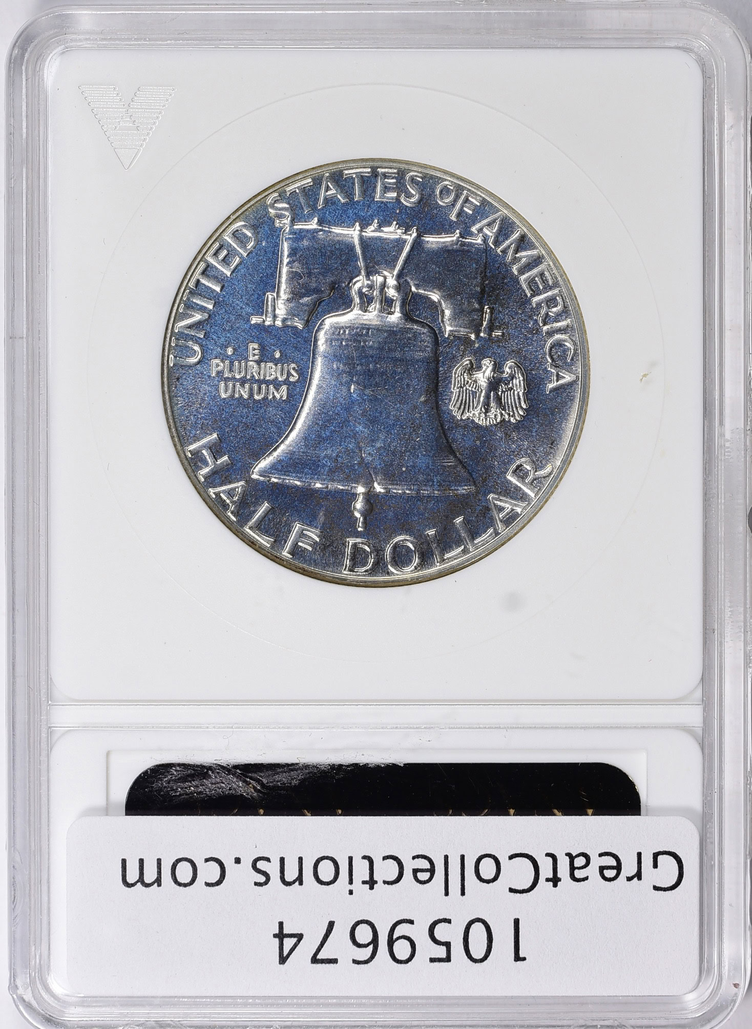 1961 Franklin Half Dollar Doubled Die Reverse DDR Die 2 ANACS
