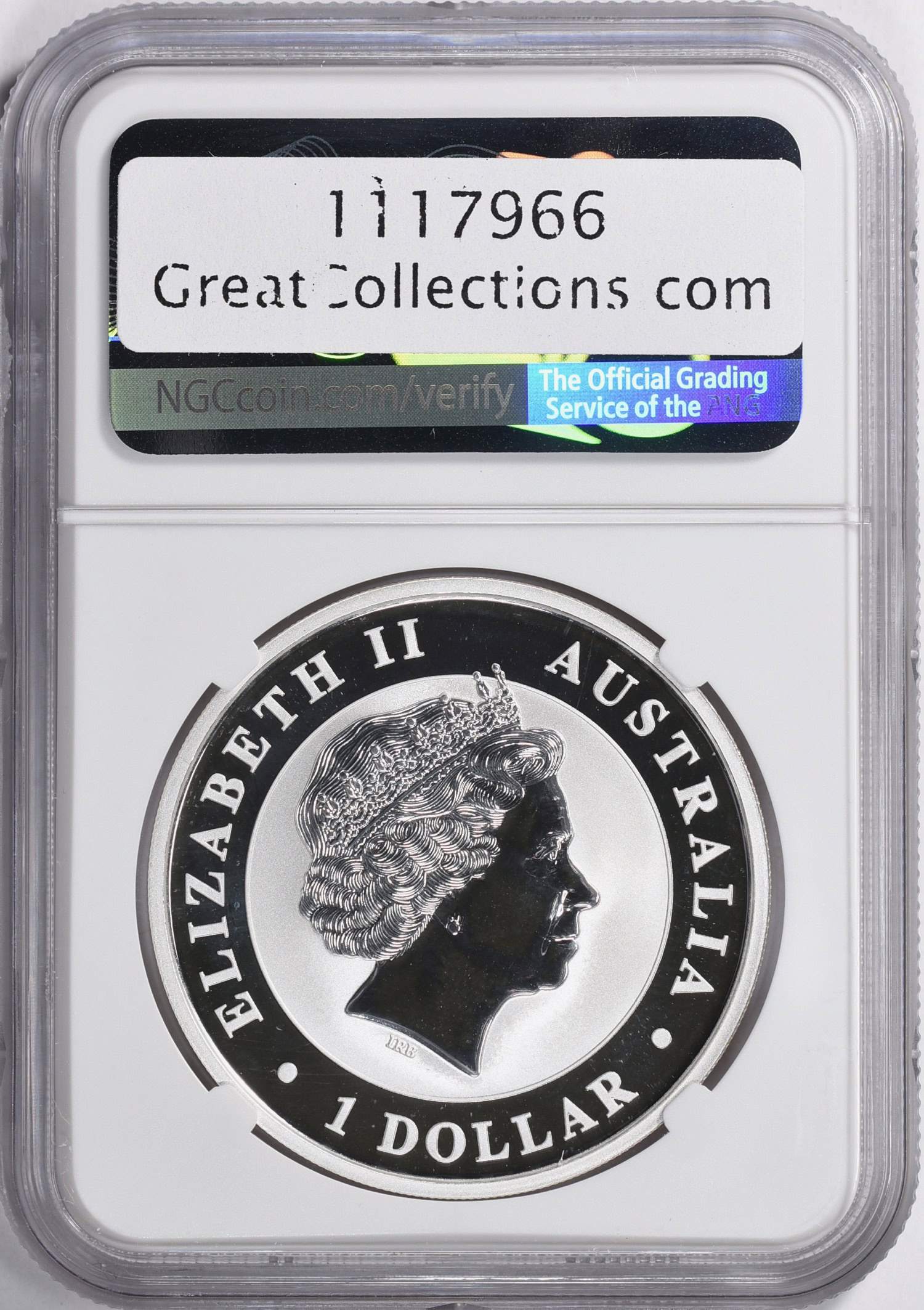 Australia 2016-P Silver Dollar Kookaburra Monkey Privy NGC MS-70