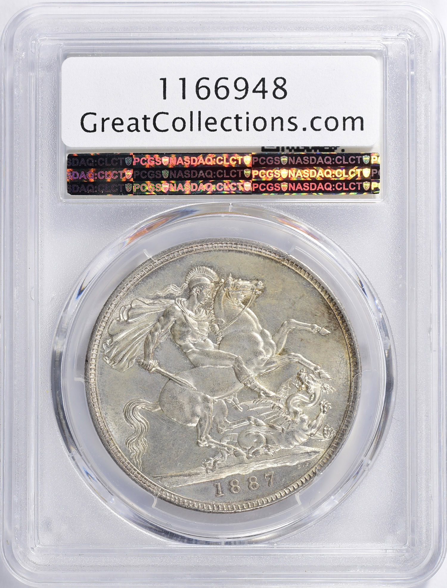 Great Britain 1887 Silver Crown S-3921 PCGS MS-62 (Item 1166948