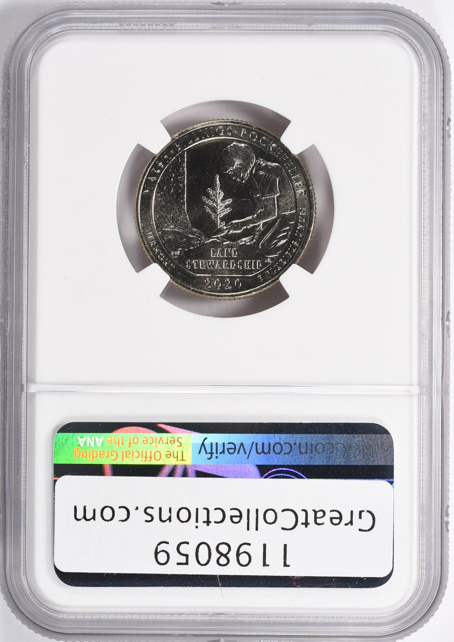 2020-W America the Beautiful Quarter Marsh-Billings Rockefeller