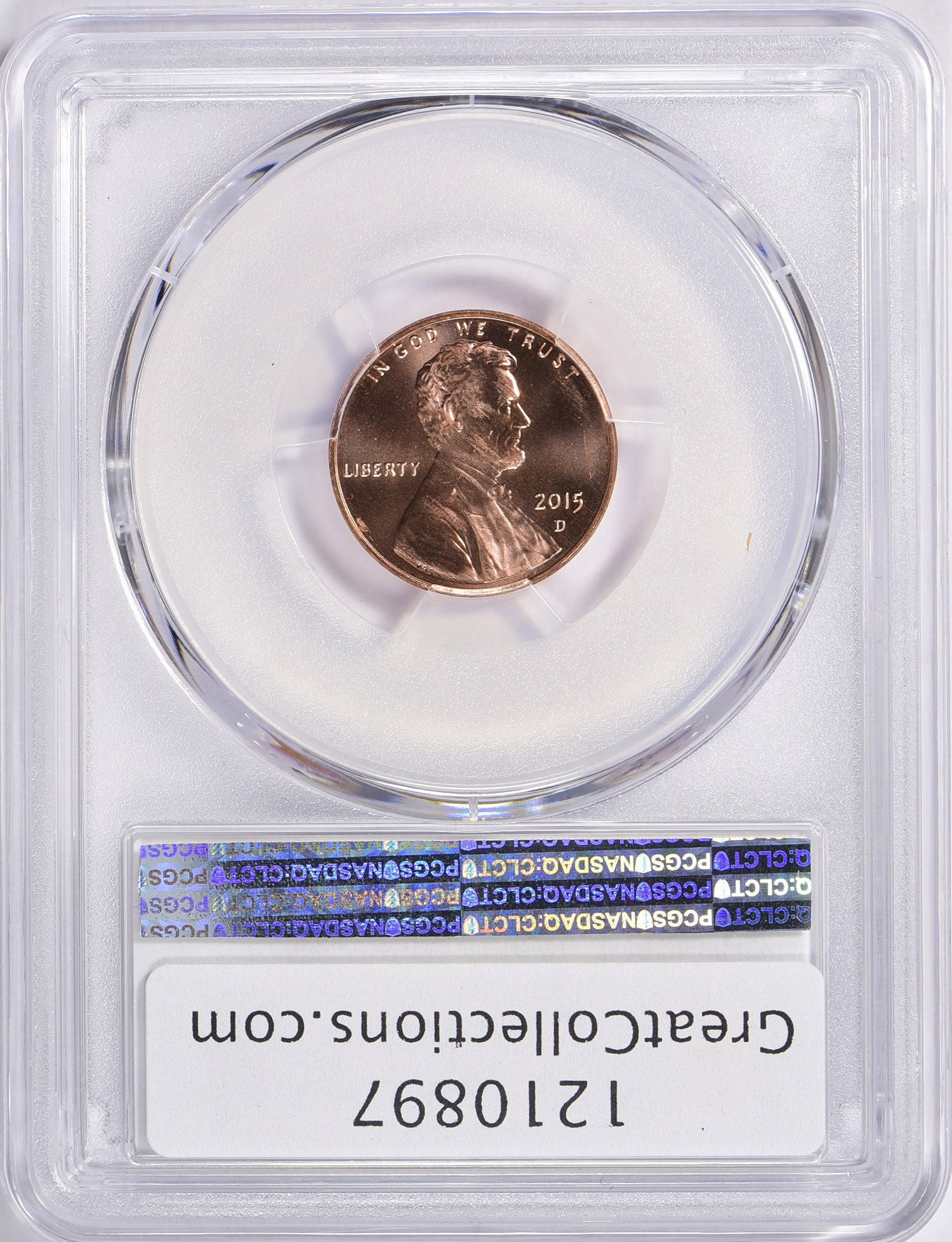 2015-D Lincoln Cent Shield PCGS MS-67 (Item 1210897 