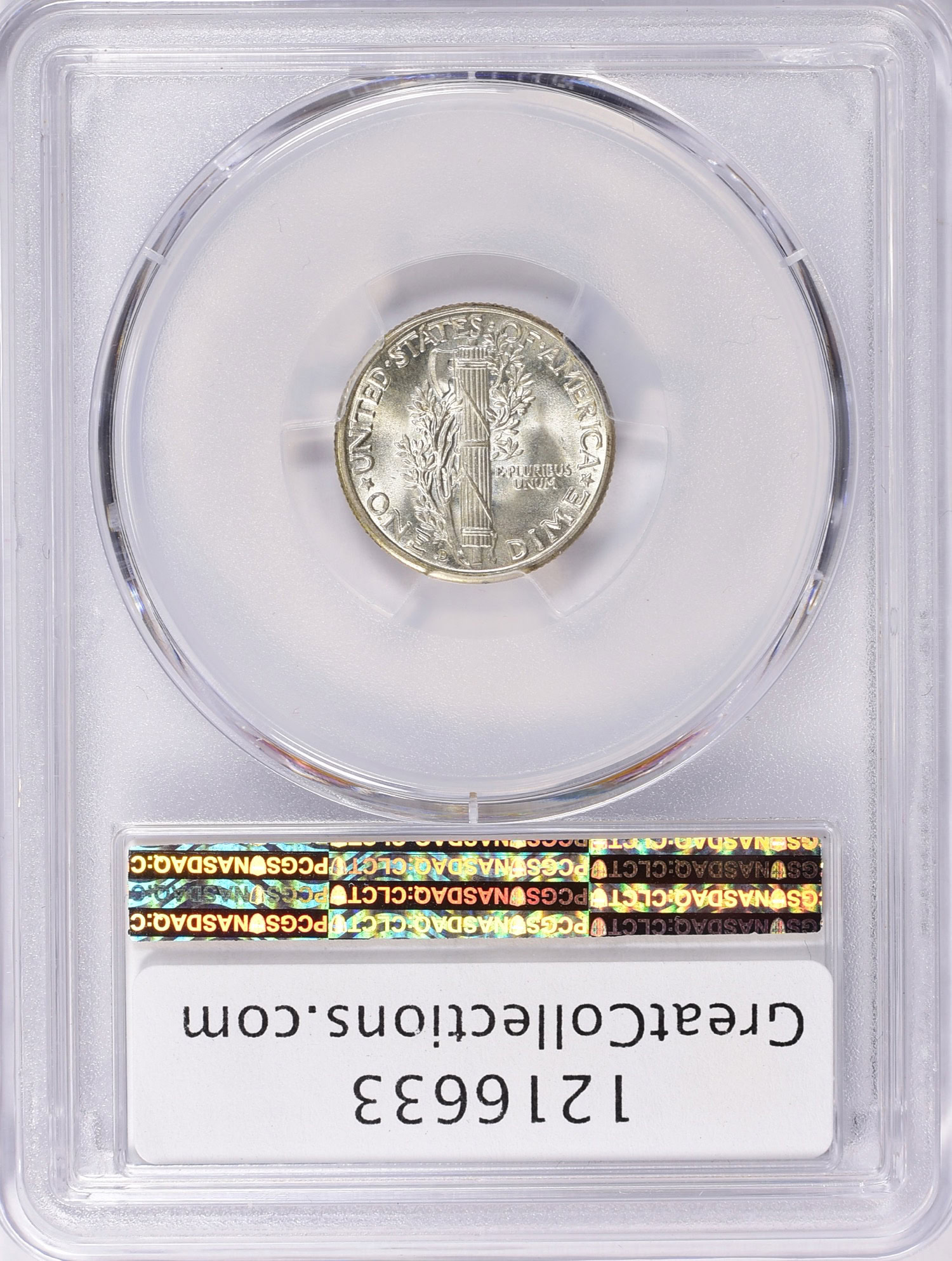 1942-D/D Mercury Dime FS-501 PCGS MS-66 FB (CAC Green) (Item 1216633 ...