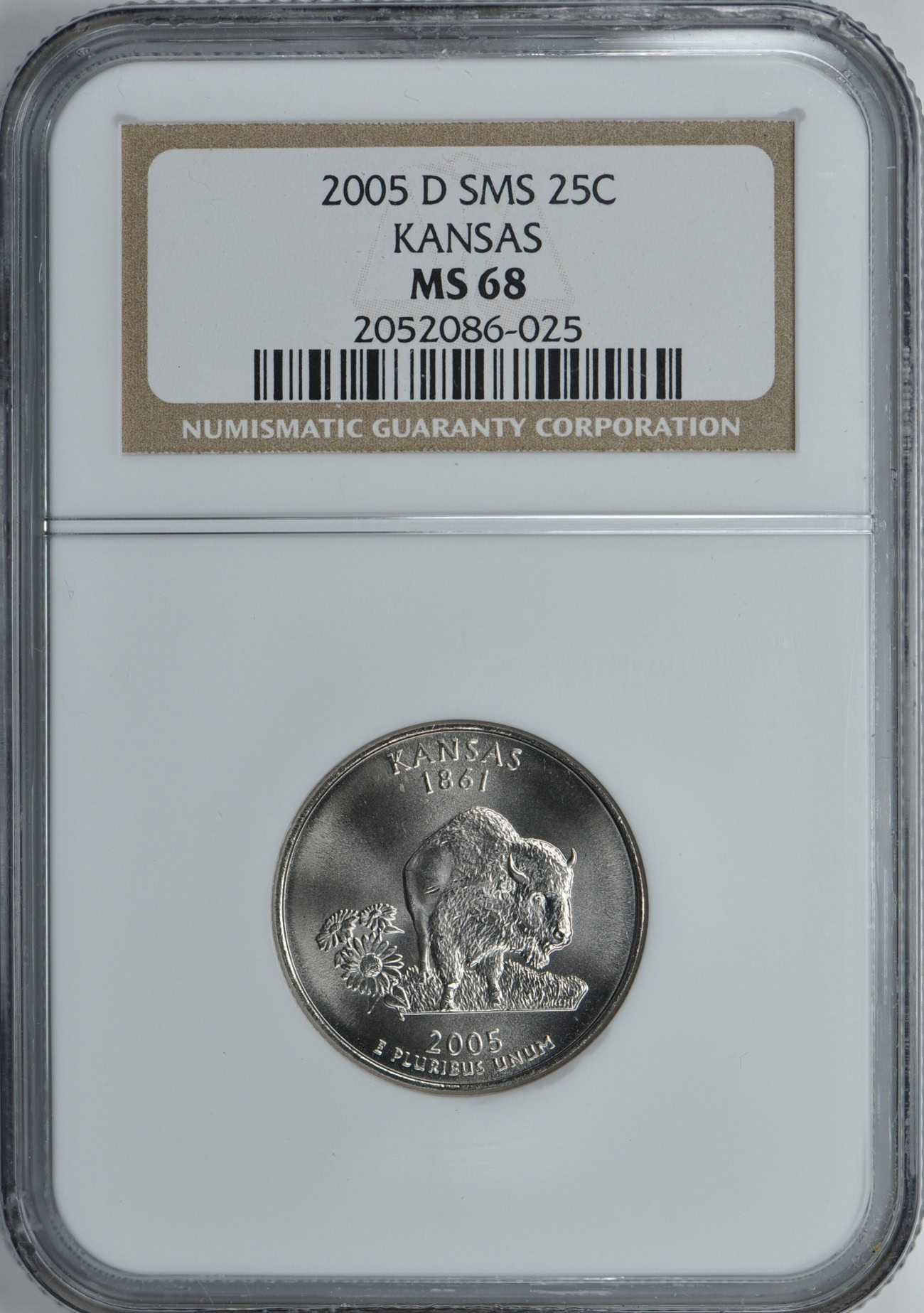 【CLEL】25SSまとめ売り +おまけ10000円相当 2005-D State Quarter Kansas SMS NGC MS-68 (Item 122508