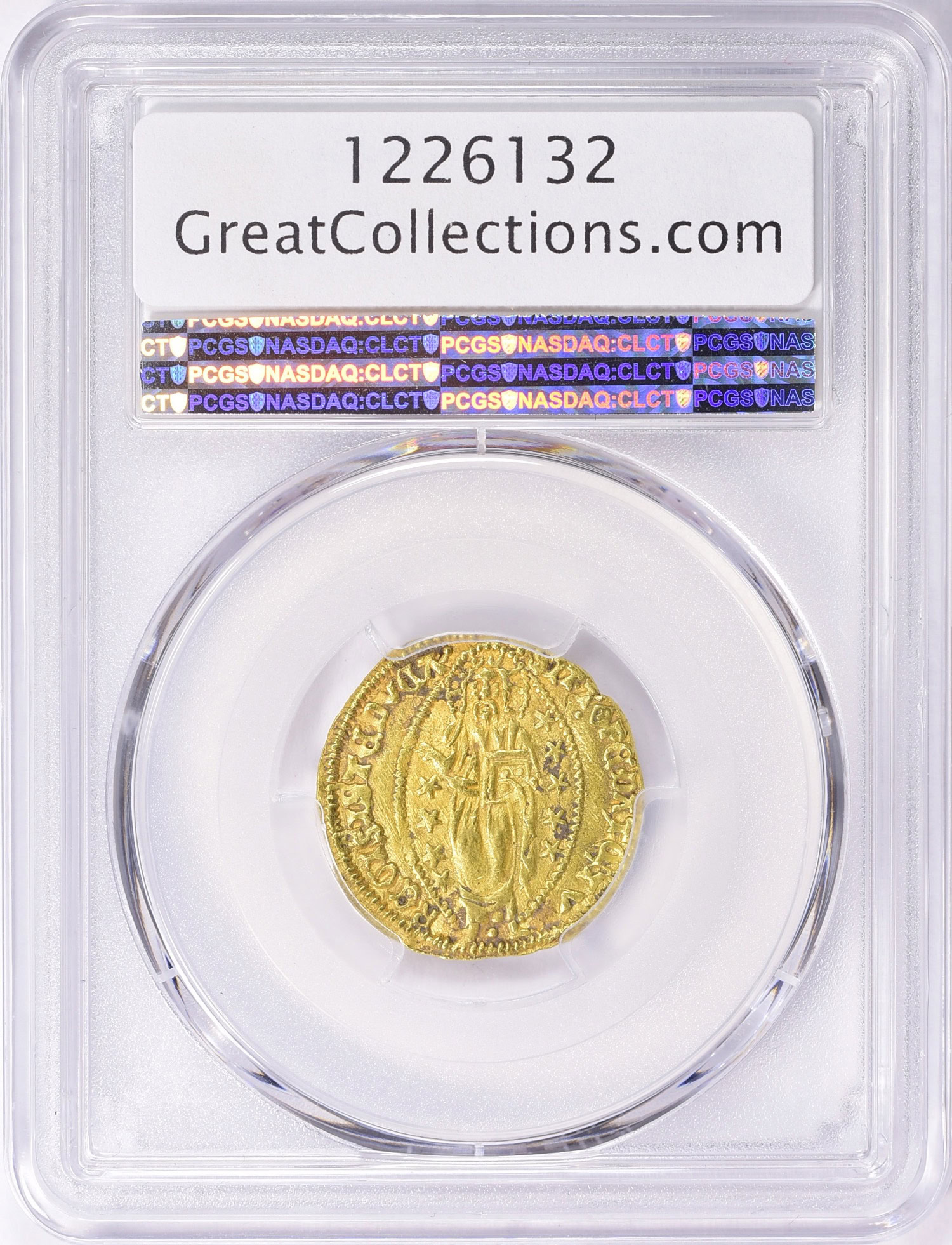 Crusader States - Chios ND (1421-36) Imitation Venetian Gold