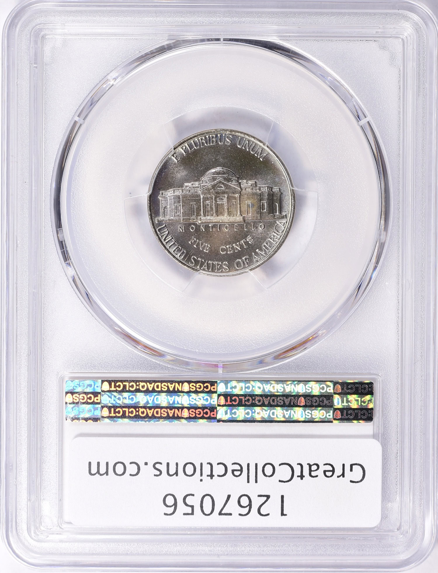 1989-P Jefferson Nickel PCGS MS-66+ FS (Toned) (Item 1267056