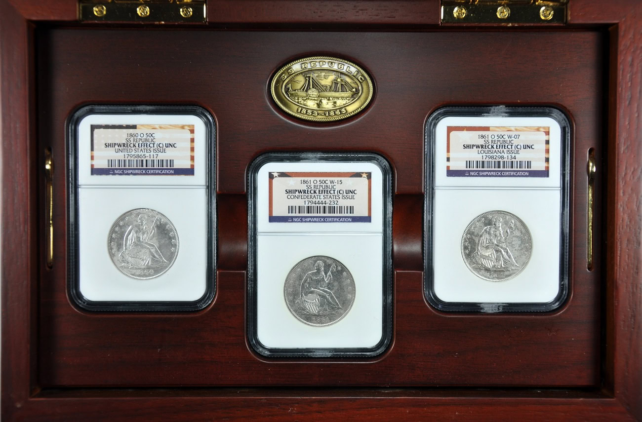 1860-O and 1861-O Seated Liberty Half Dollar - New Orleans Three