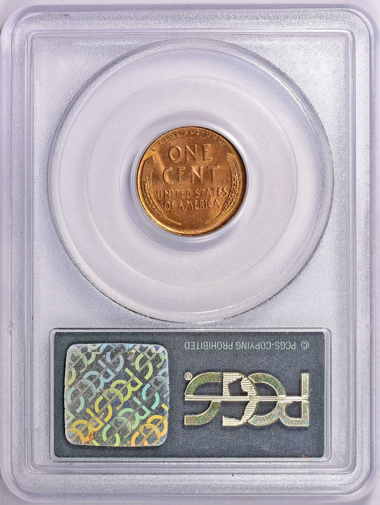 1909-S Lincoln Cent V.D.B. PCGS MS-67 RD (CAC Green) OGH (Red