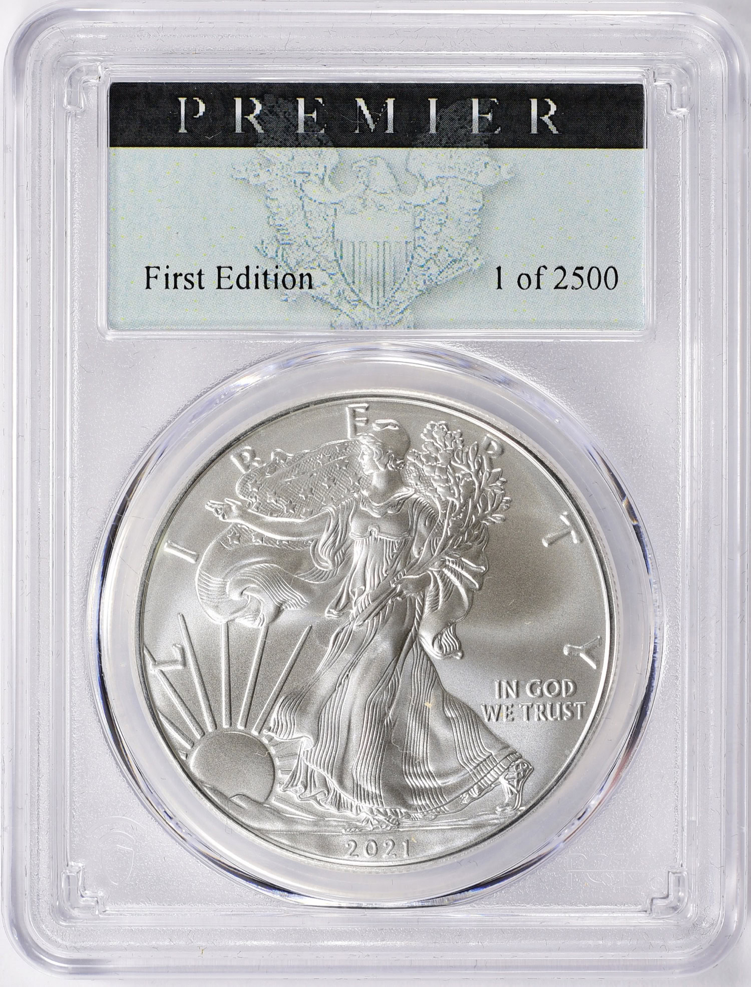 2021 $1 Silver Eagle Type 1 PCGS MS-70 (Premier Label) (Item