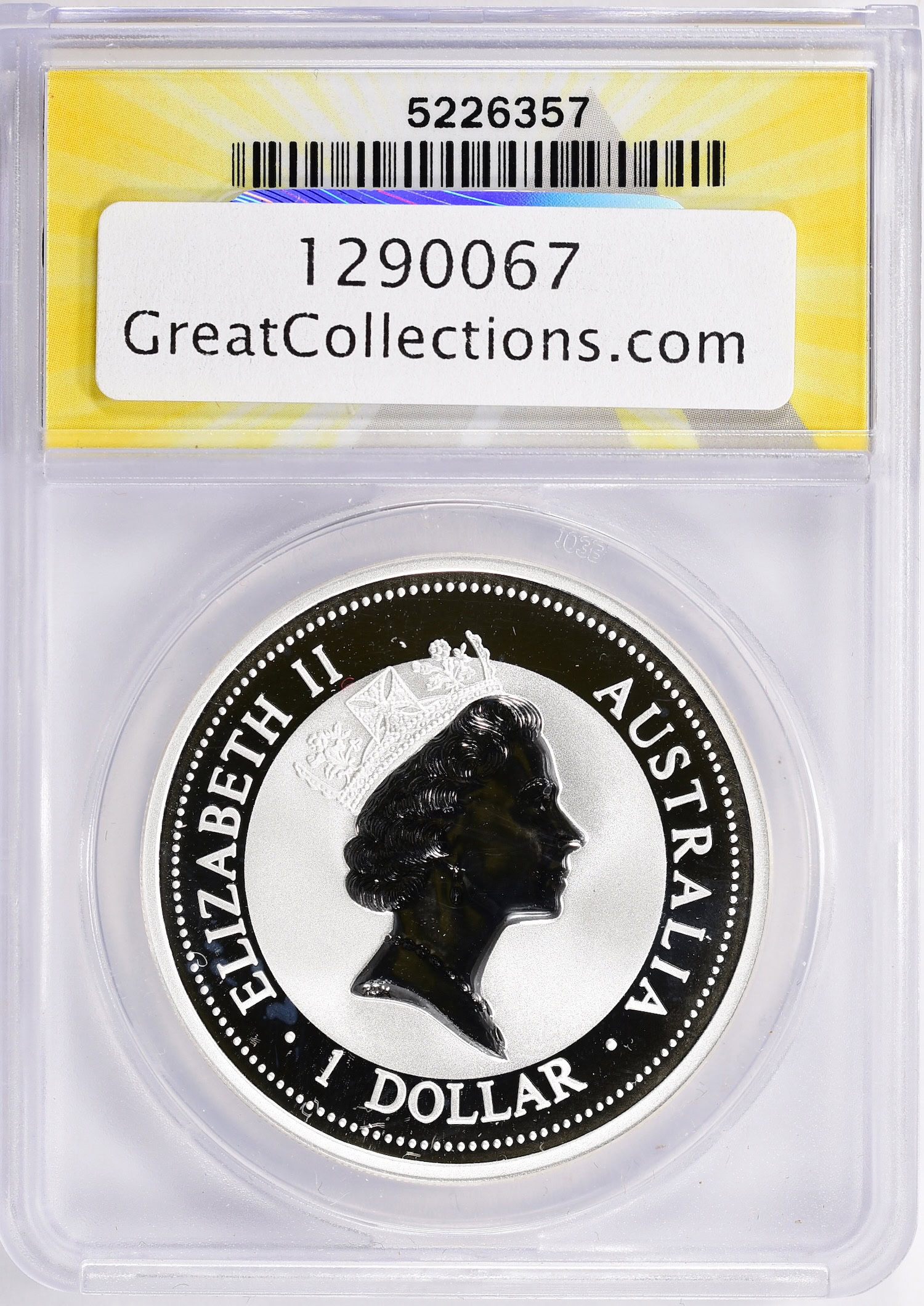 Australia 1994 Silver Dollar Kookaburra KM212.1 ANACS MS70 DCAM (Item