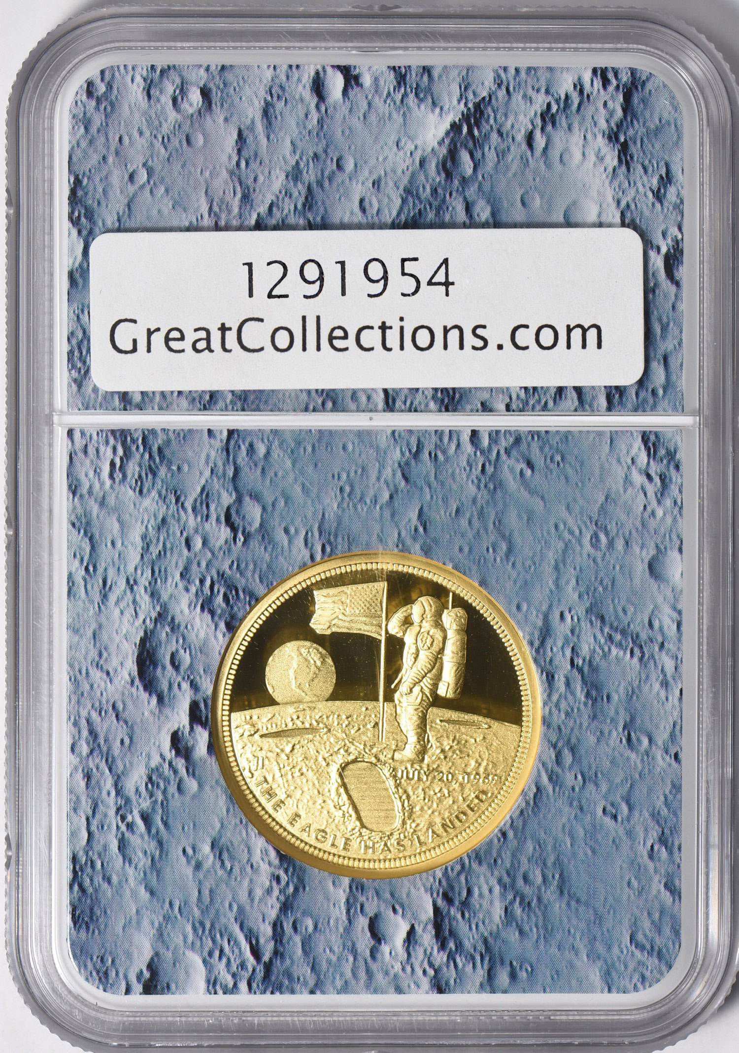 2019 Gold 1/2oz. Apollo 11 The Eagle Has Landed 50th Anniversary ...