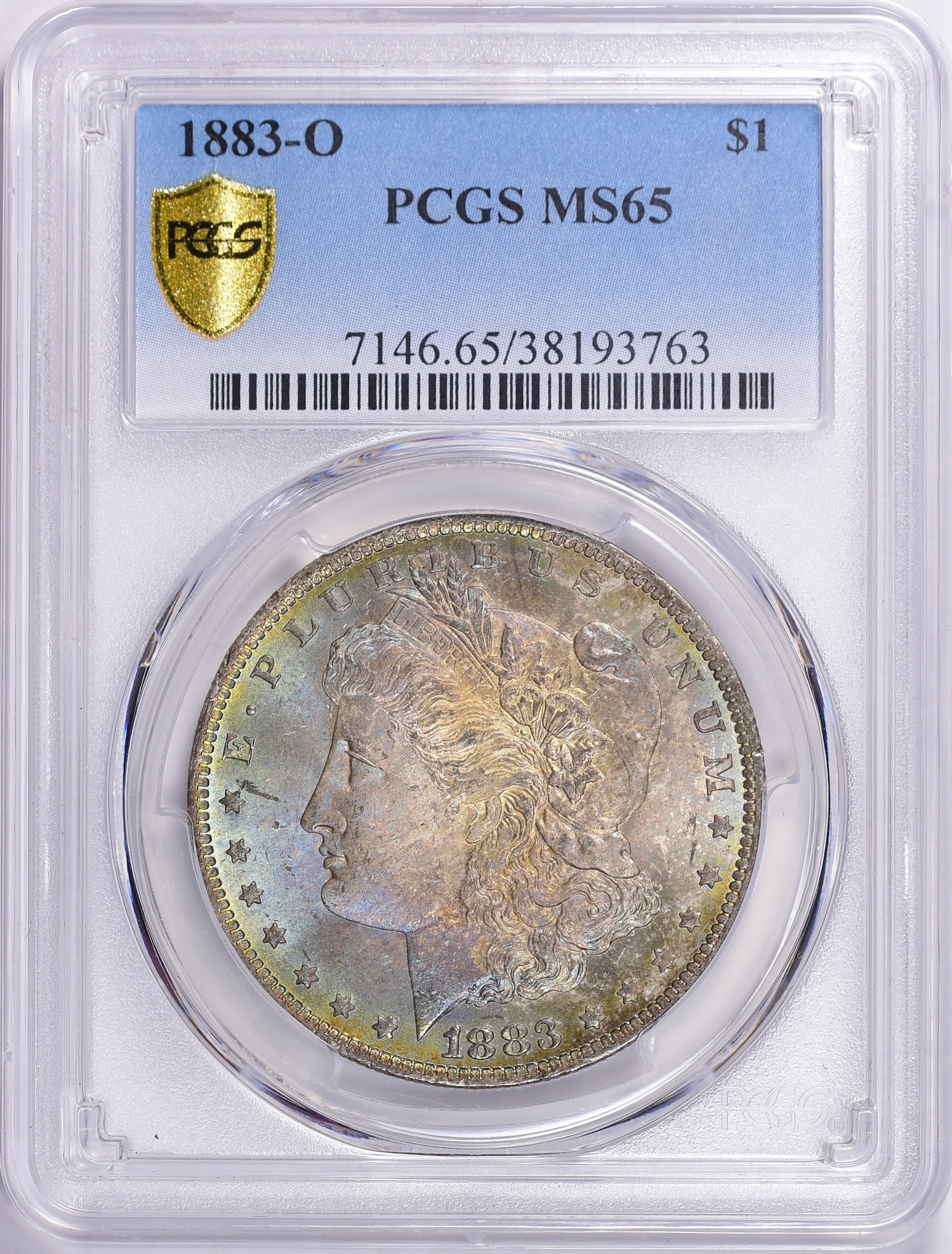 1883-O Morgan Silver Dollar PCGS MS-65 (Toned) (Item 1320069