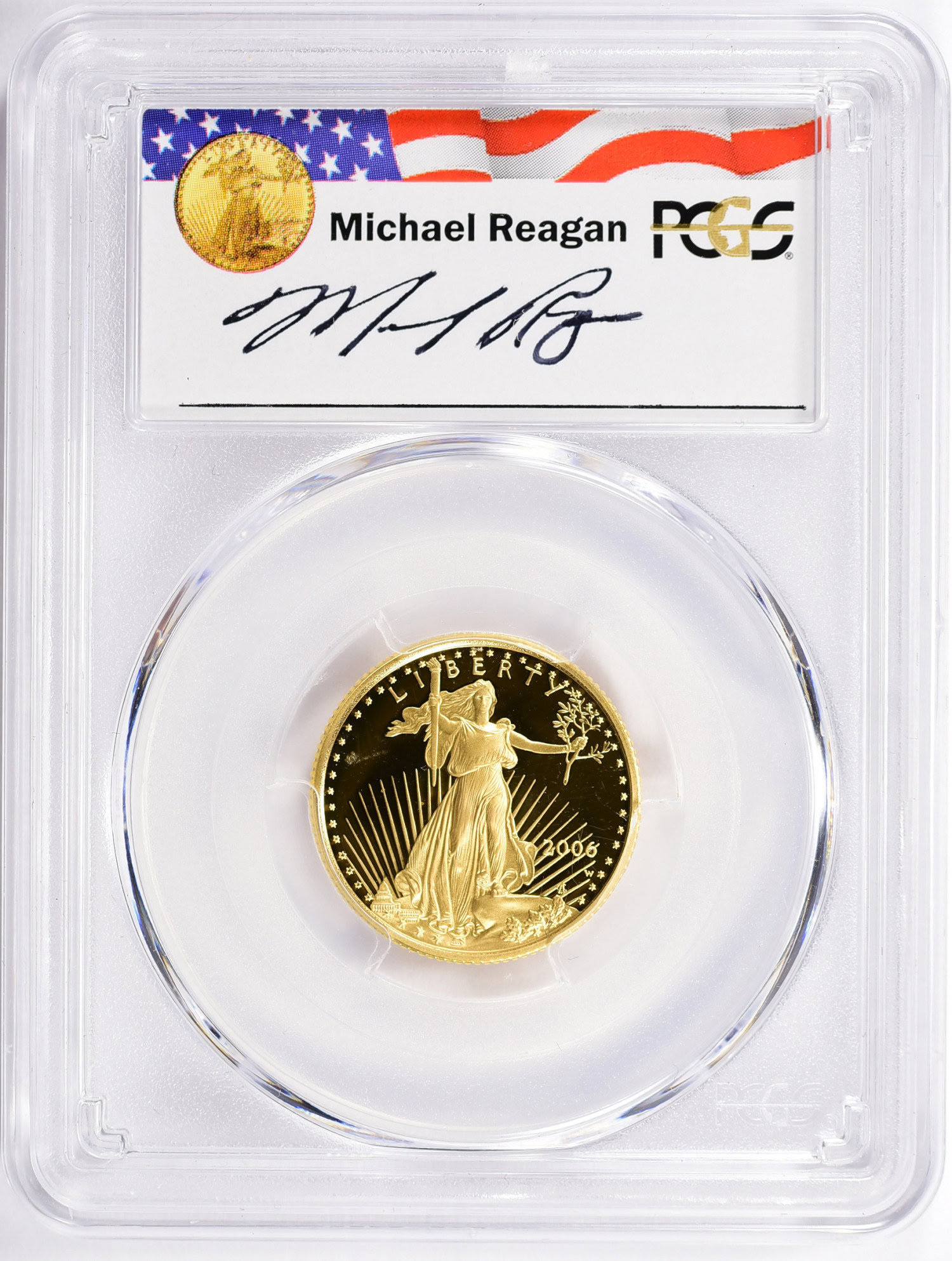 2006-W $10 Quarter-Ounce Gold American Eagle Reagan Legacy Series
