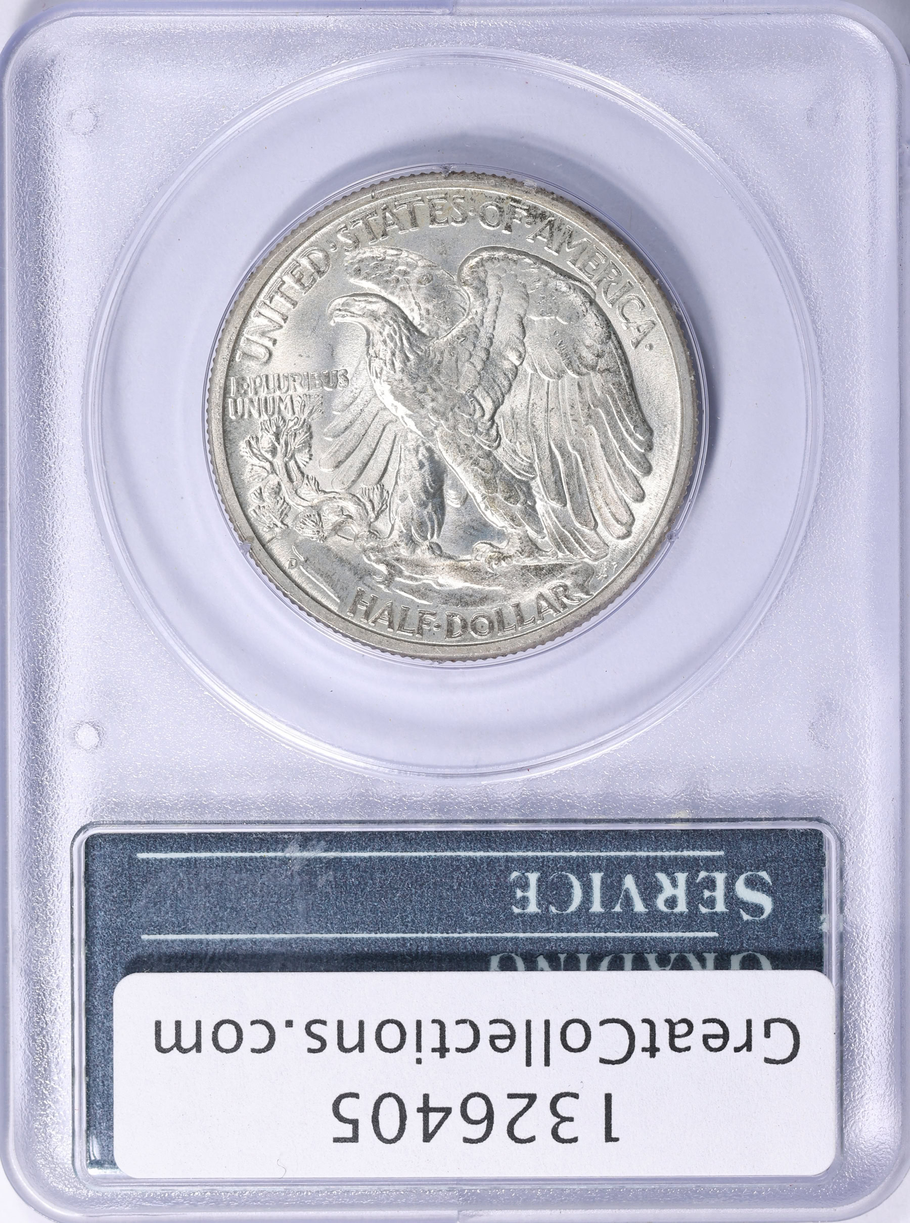 1946-D Walking Liberty Half Dollar PCGS MS-64 OGH (1st Gen) (Item