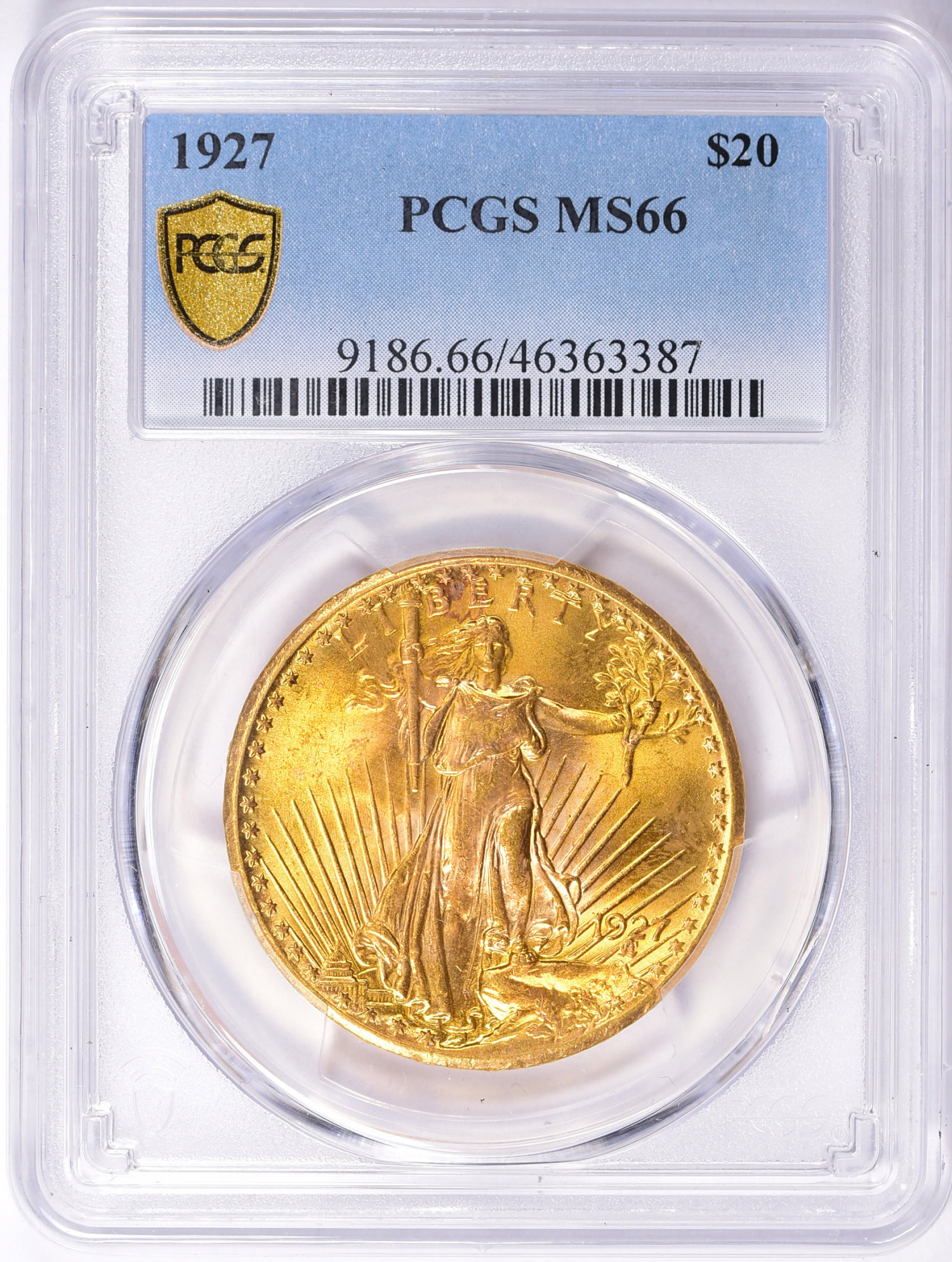 1927 Saint-Gaudens Gold Double Eagle PCGS MS-66 (Item 1336071