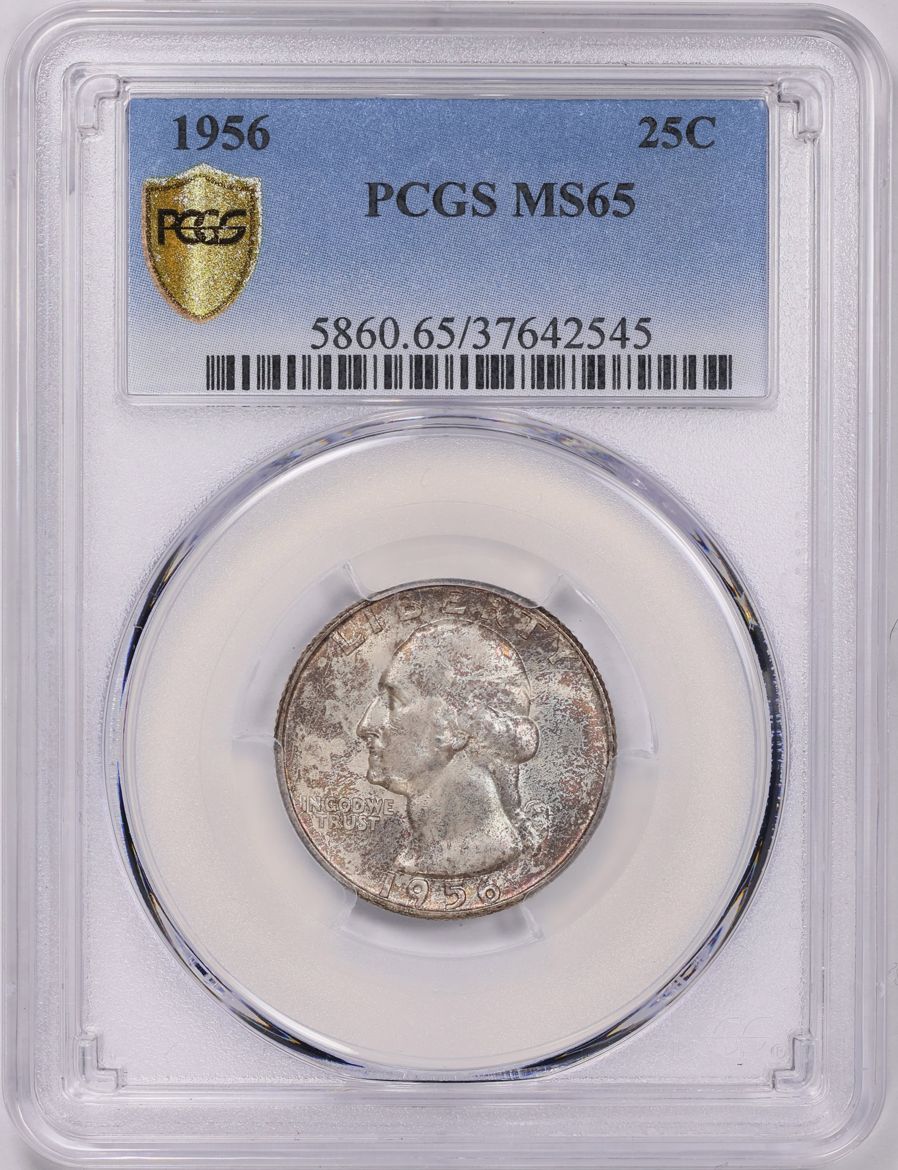 1956 Washington Quarter PCGS MS-65 (Toned) (Item 1340513 ...