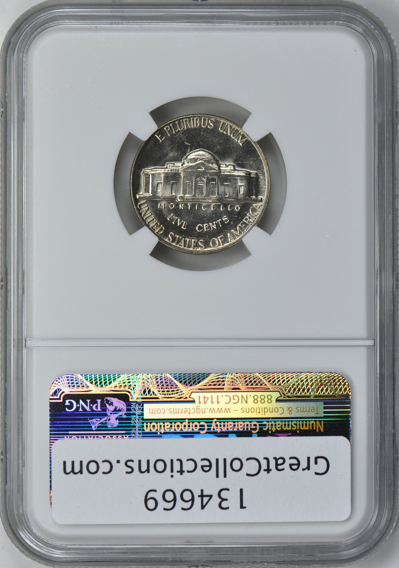 1969-D Jefferson Nickel NGC MS-65 (Item 134669) | GreatCollections