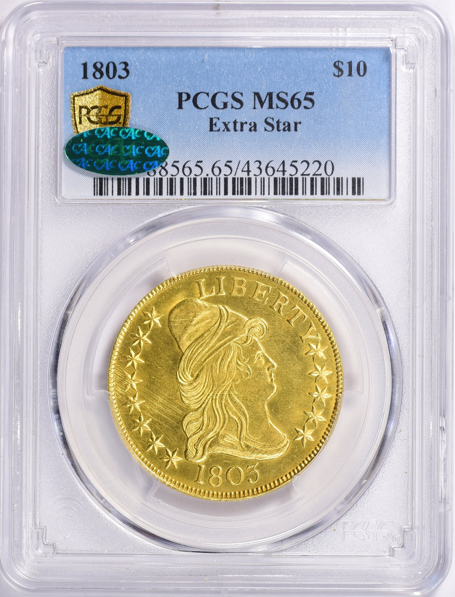 1803 キャップド バスト ゴールド イーグル $10 コイン - NGC AU 詳細 (グラフィティ) - レア! #gct-wr-3367-