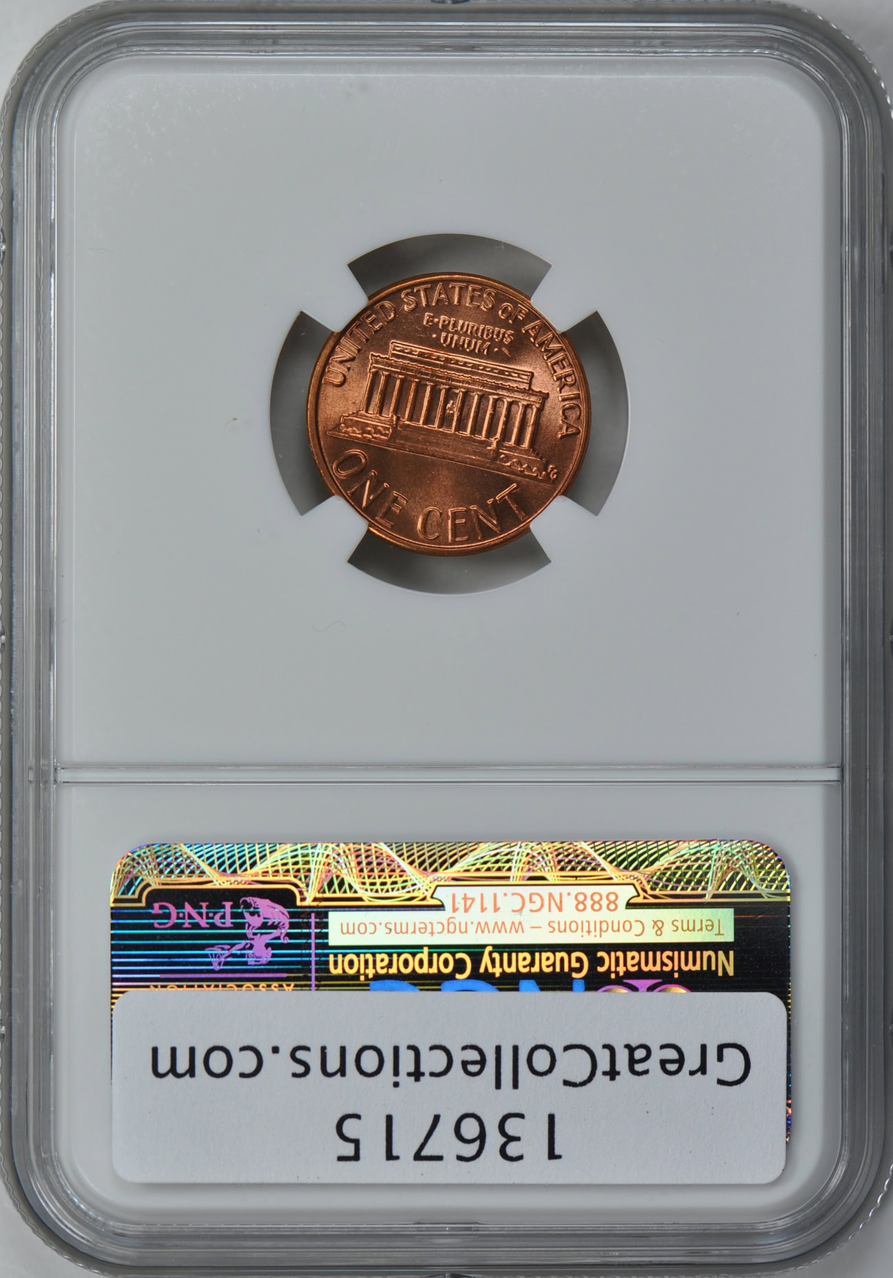1980-D Lincoln Cent NGC MS-66 RD (Item 136715) | GreatCollections