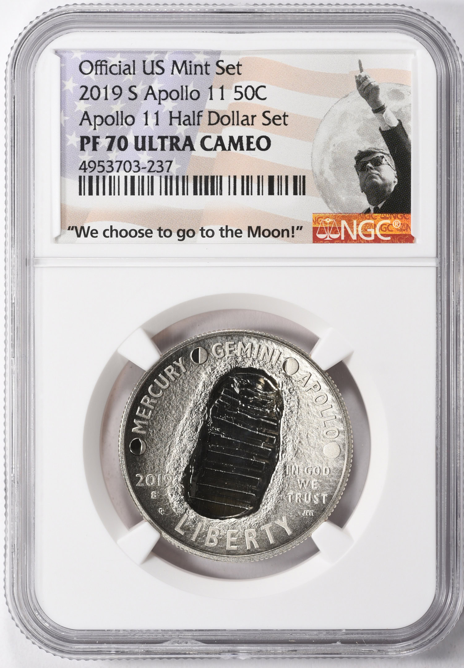2019-S Apollo 11 Half Dollar 50th Anniversary (From the Apollo 11 Half