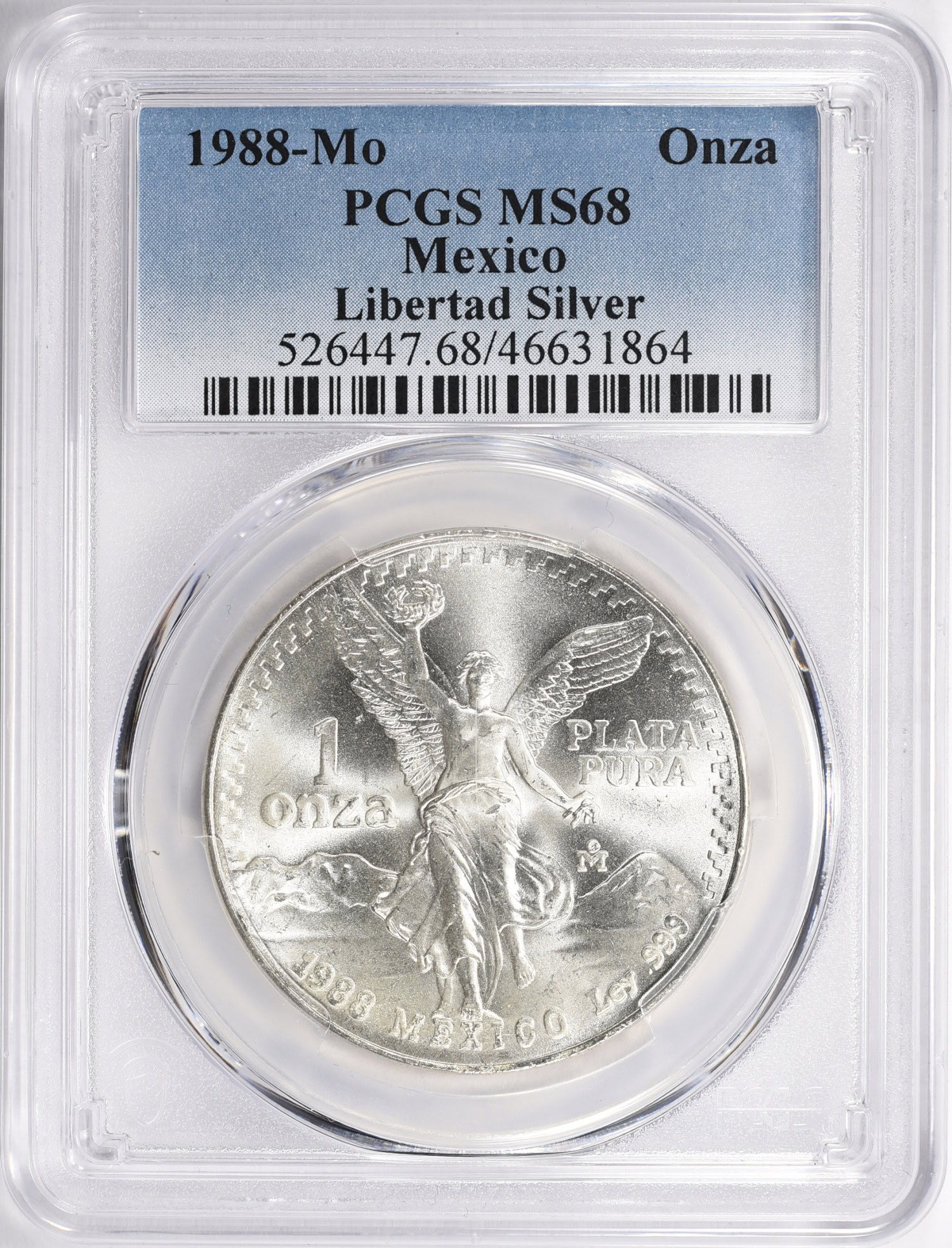 1988-Mo Mexico Libertad KM-494.1 PCGS MS-68 (Item 1377308