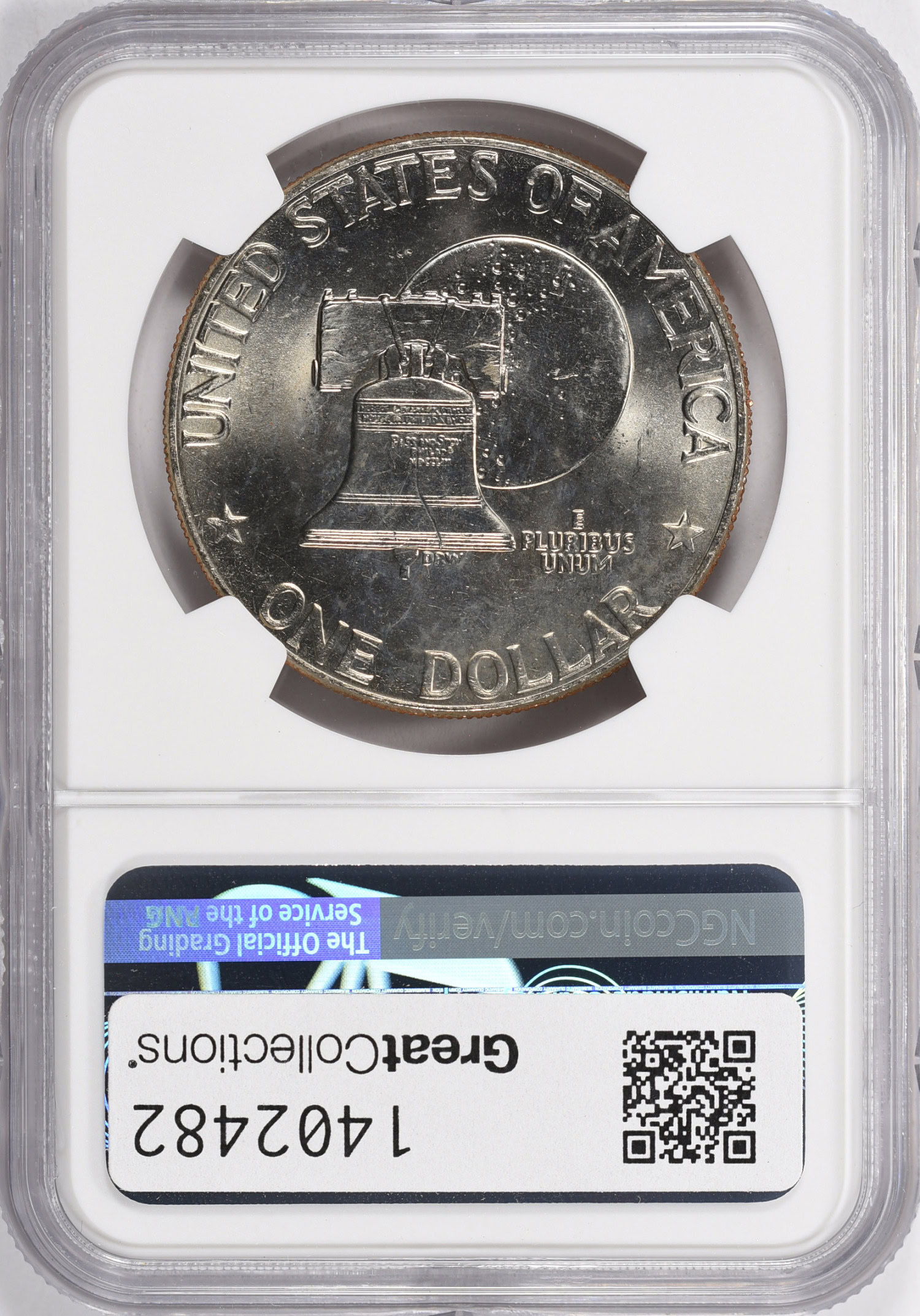 1776-1976-D Eisenhower Dollar Type 2 NGC MS-65 (Item 1402482