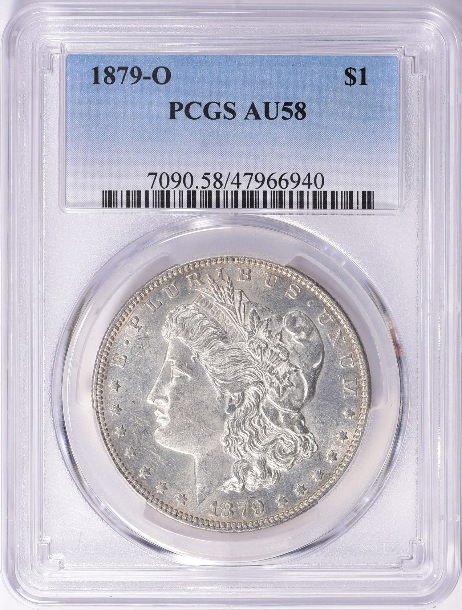 1879-O Morgan Silver Dollar PCGS AU-58 (Item 1405539