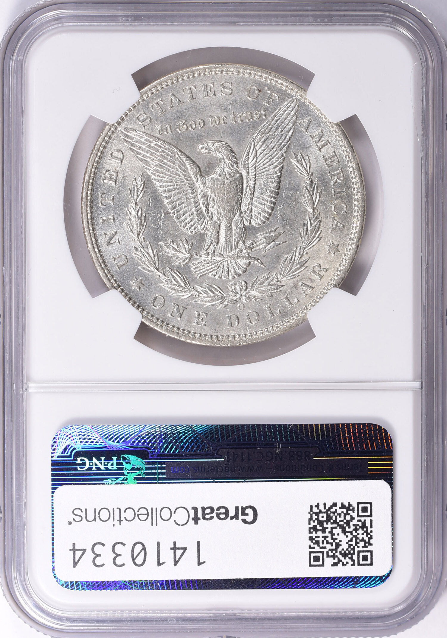 1893-O Morgan Silver Dollar NGC AU-55 (Item 1410334