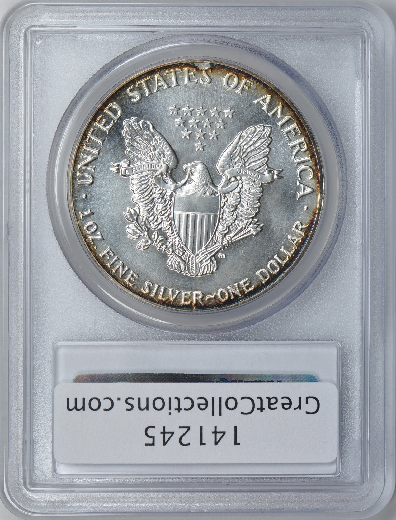 1987 $1 Silver Eagle PCGS MS-68 (Toned) (Item 141245