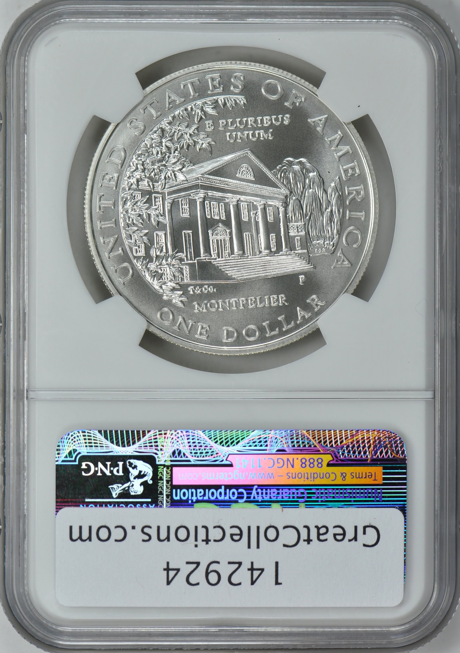 1999-P Dolley Madison Silver Dollar NGC MS-70 (Item 142924