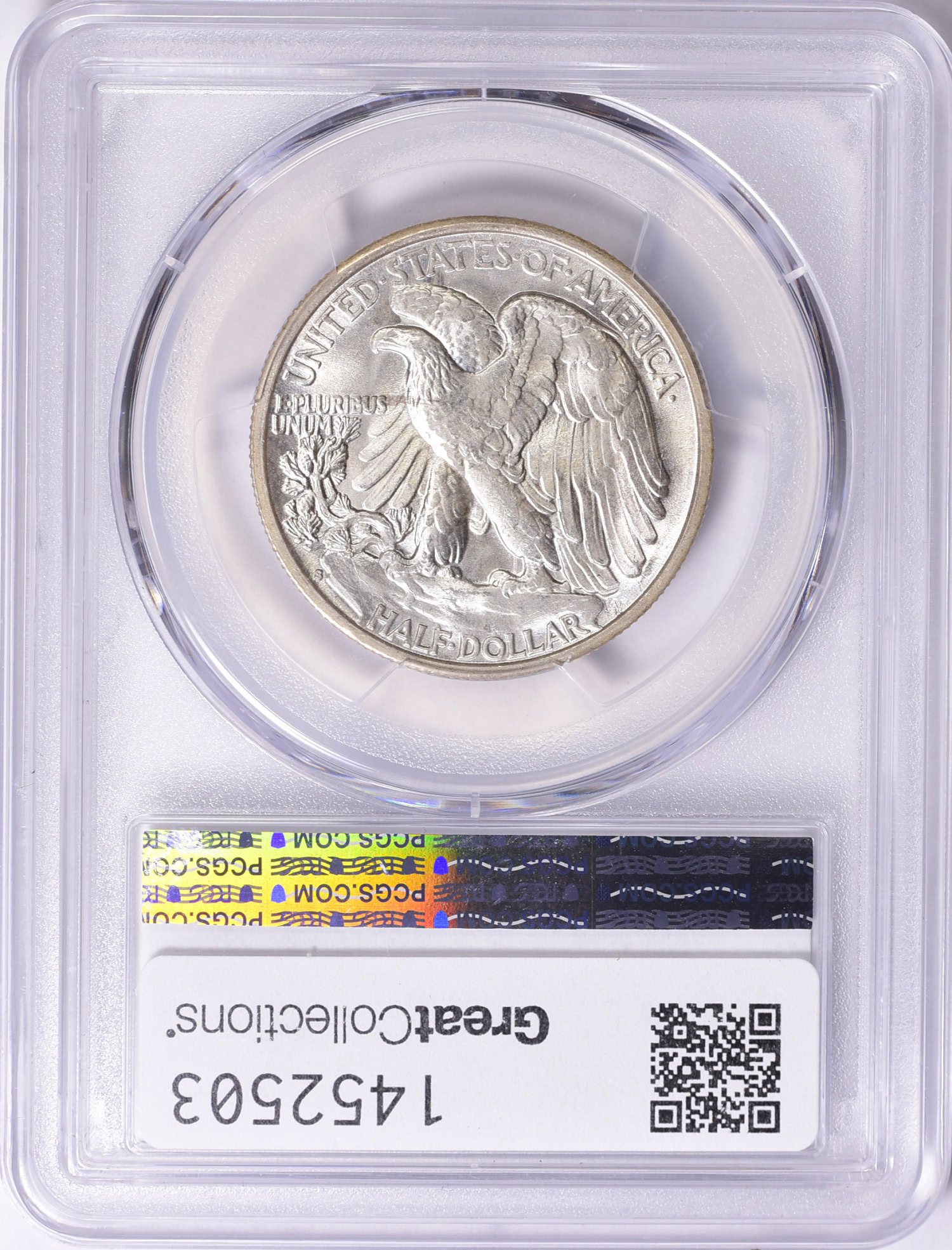 1940-S Walking Liberty Half Dollar PCGS MS-66+ (CAC Green) (Item ...