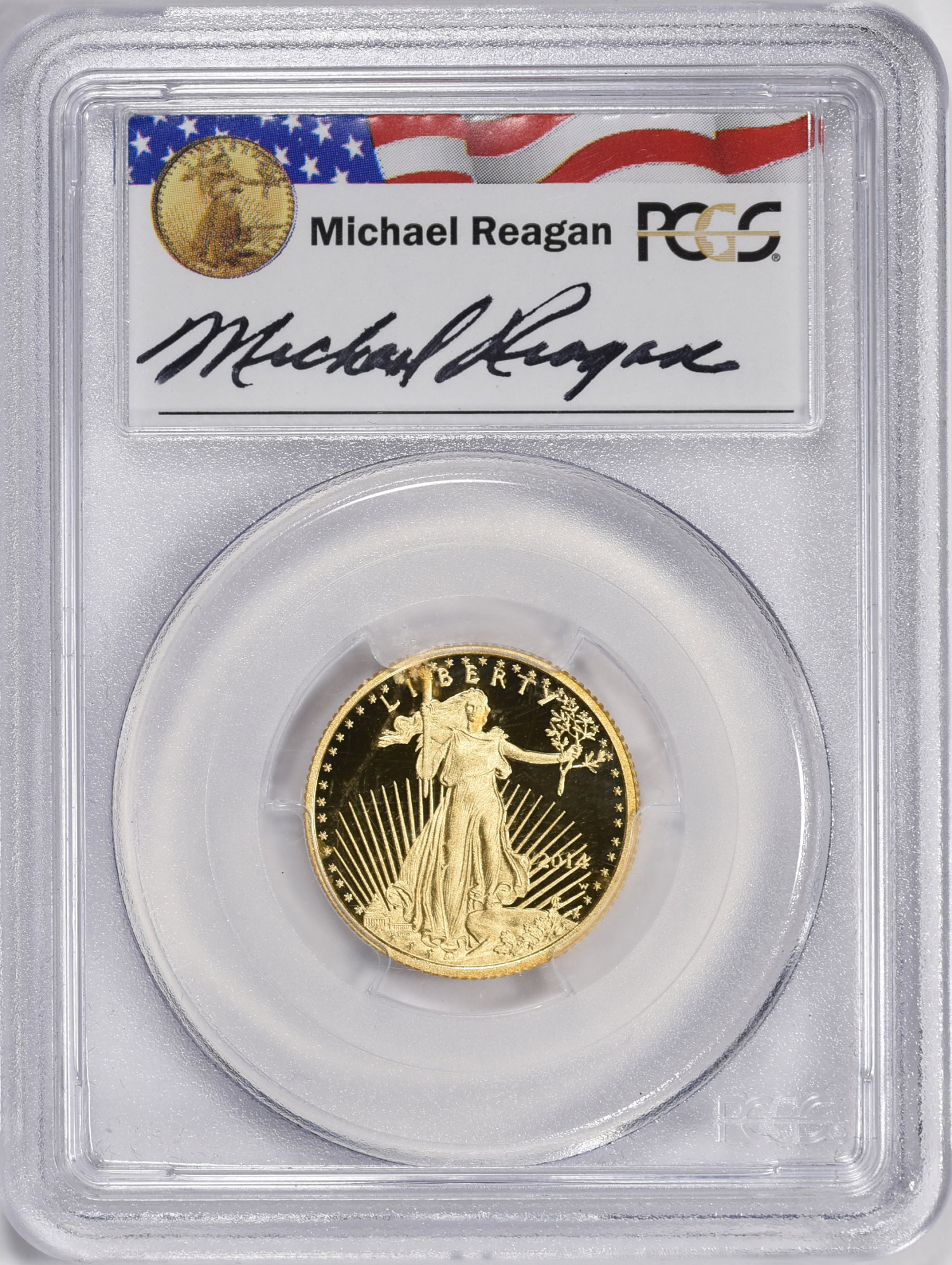 2014-W $10 Quarter-Ounce Gold American Eagle Gold Eagle Reagan