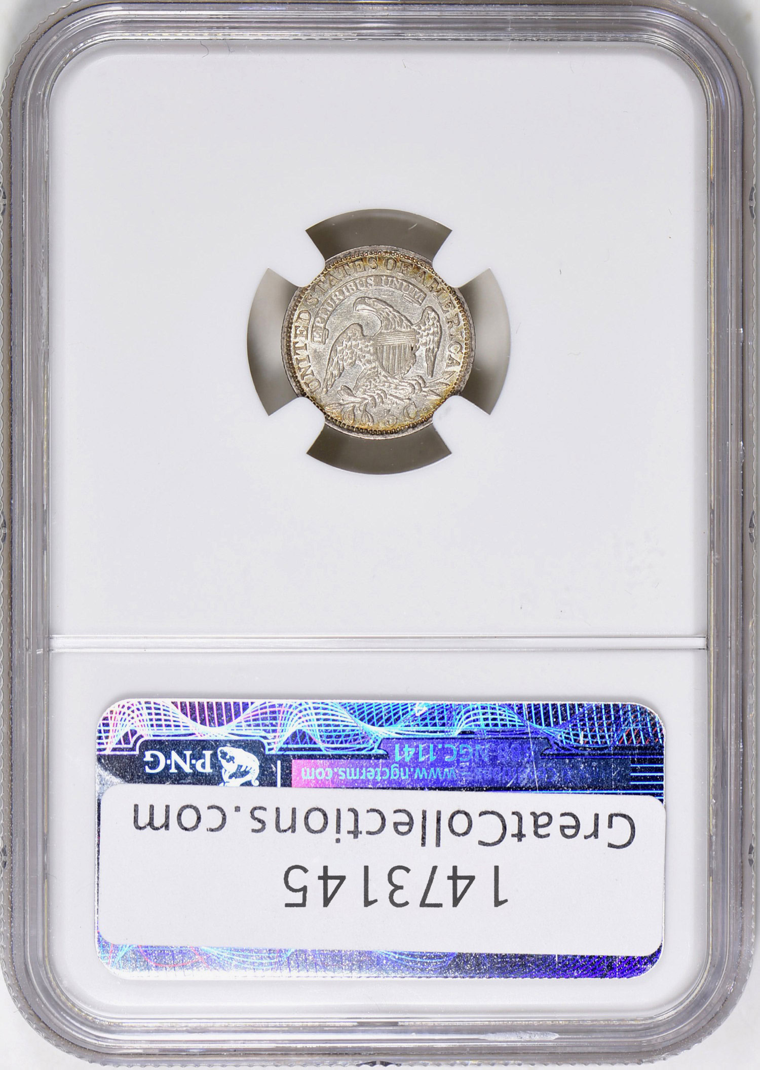 1831 Capped Bust Half Dime NGC AU-55 (Toned) (Item 1473145