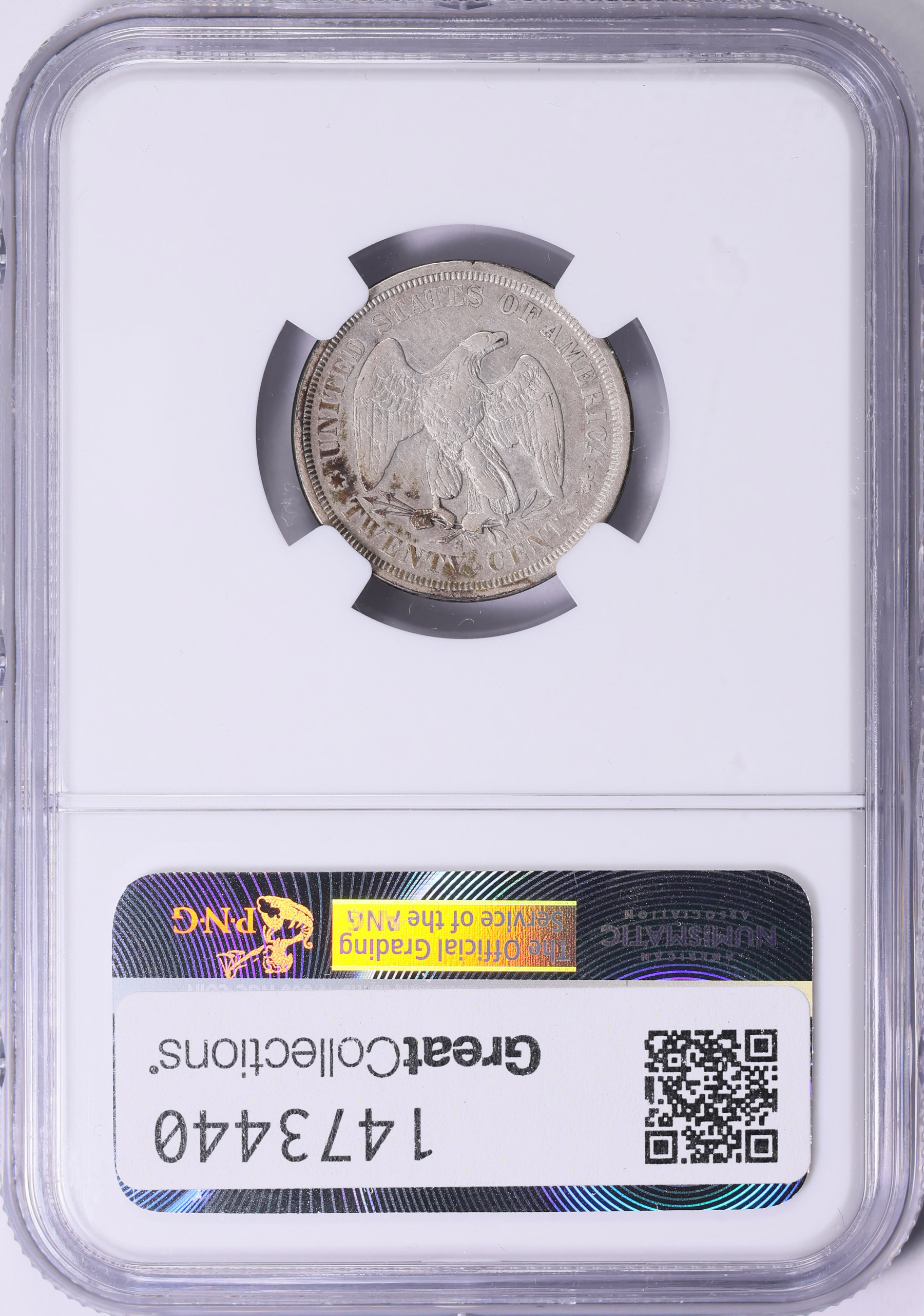 1875-S Twenty-Cent Piece NGC VF Details (Item 1473440