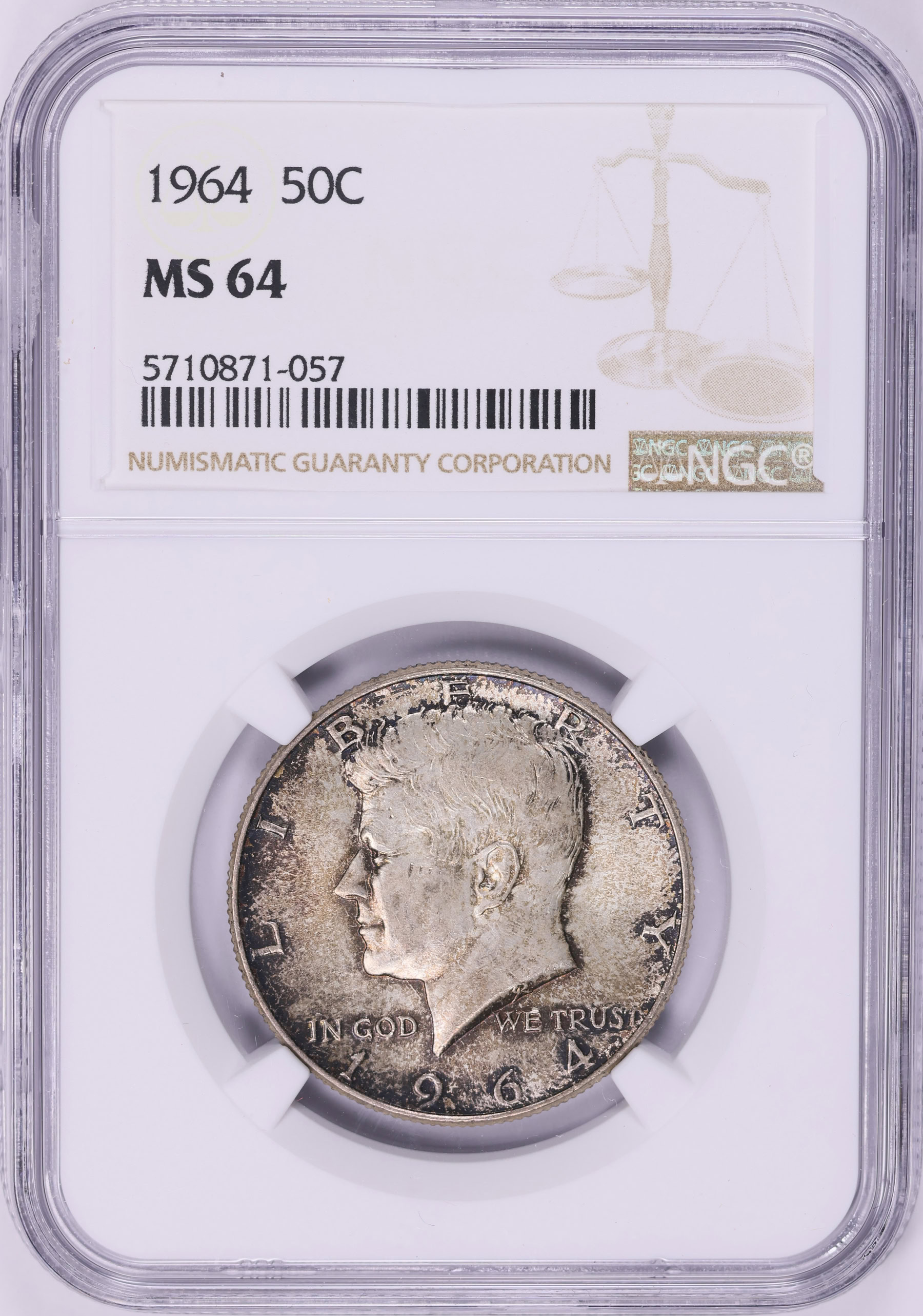 ザンビア 6ペンス硬貨 NGC MS64（アサガオのデザイン）1964年 高品質