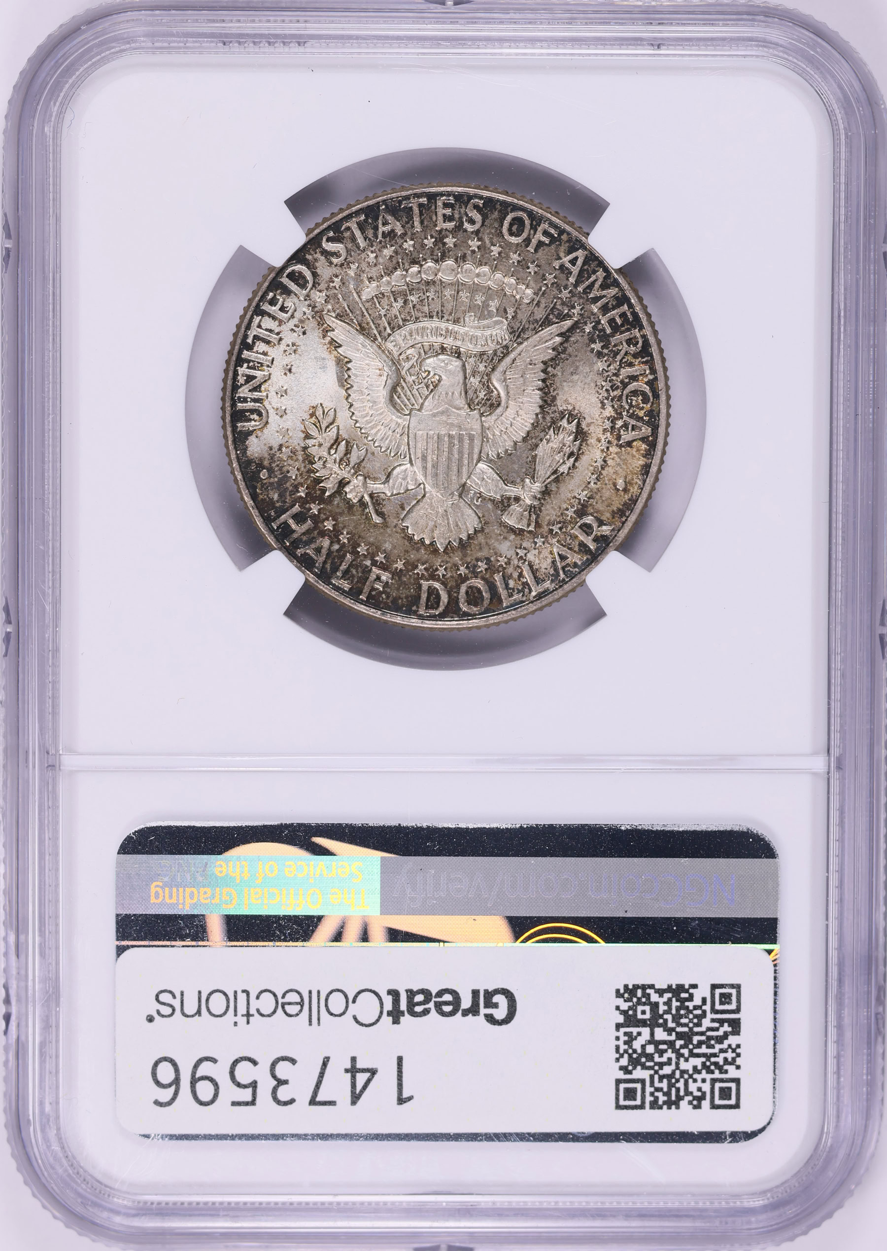 1964 Kennedy Half Dollar NGC MS-64 (Toned) (Item 1473596