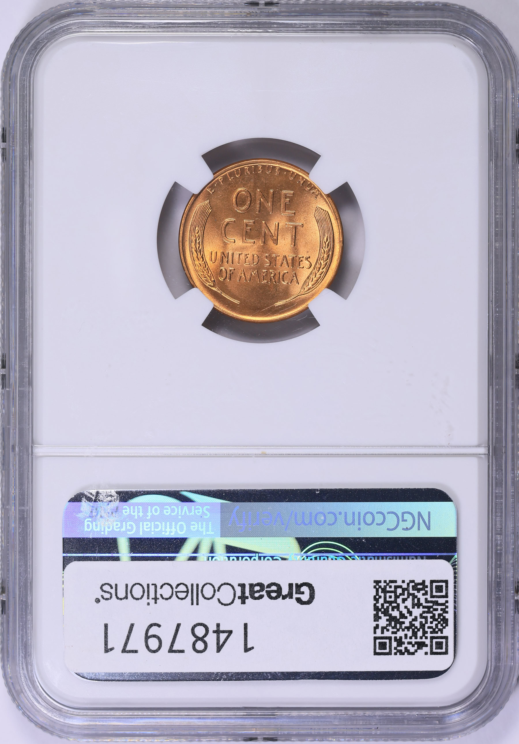9番ミオリン 1955-D Lincoln Cent NGC MS-67+ RD (Item 1487971
