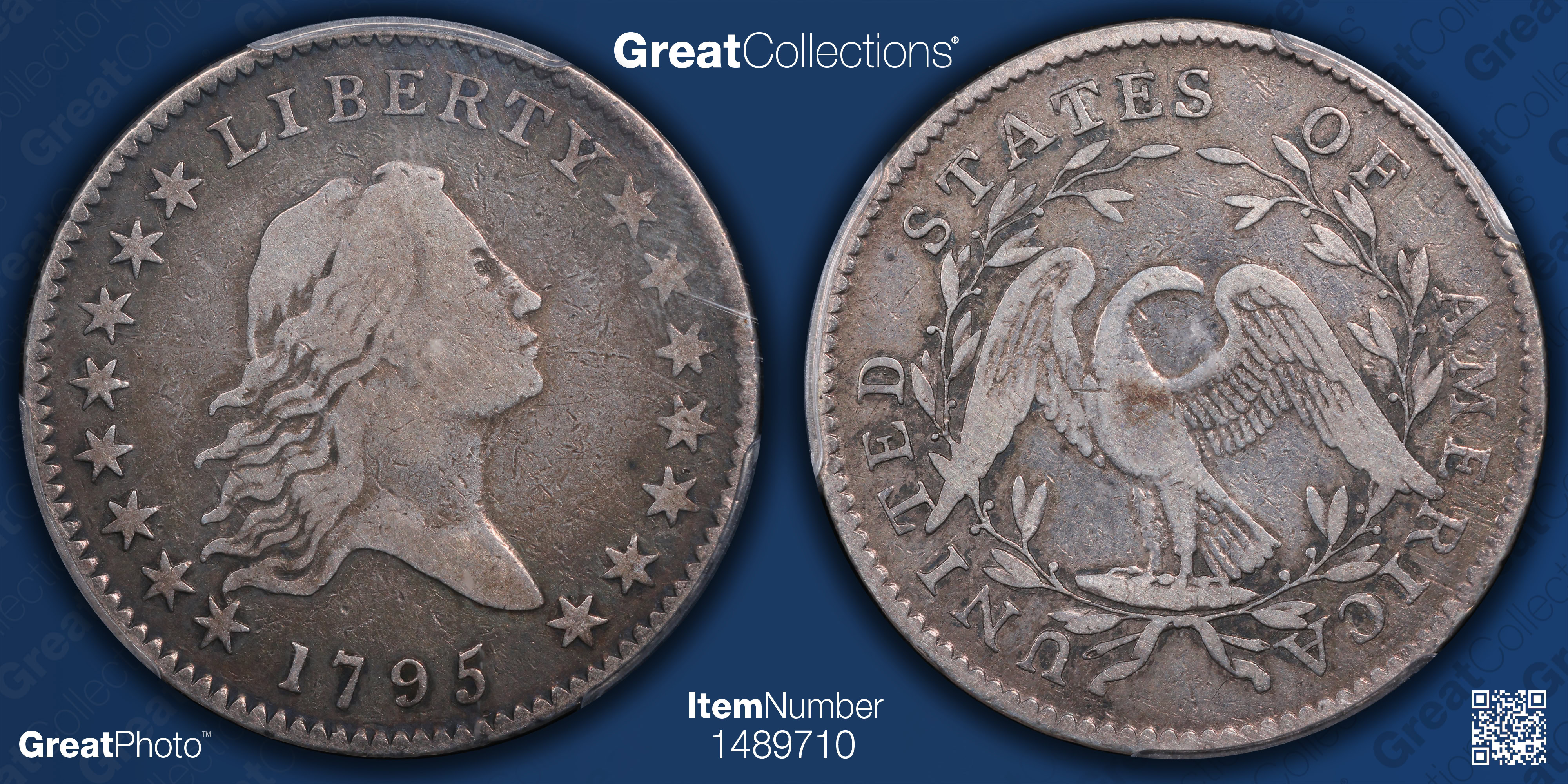 1795 Flowing Hair Half Dollar PCGS VF-20 (Item 1489710