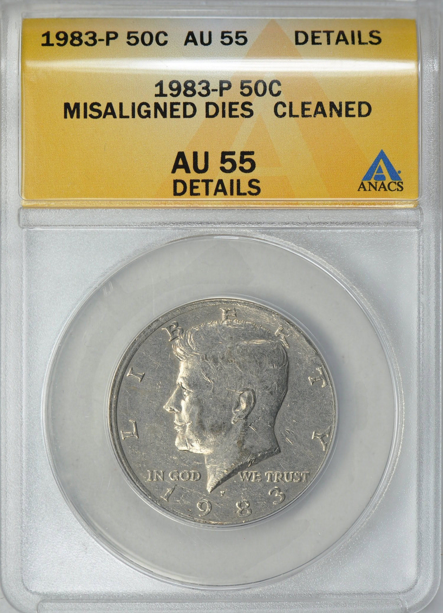 1983年 メキシコ 1オンス 銀貨 ミントエラー MS65 NGC 2007 GEORGE Washington Presidential Dollar Error Missing