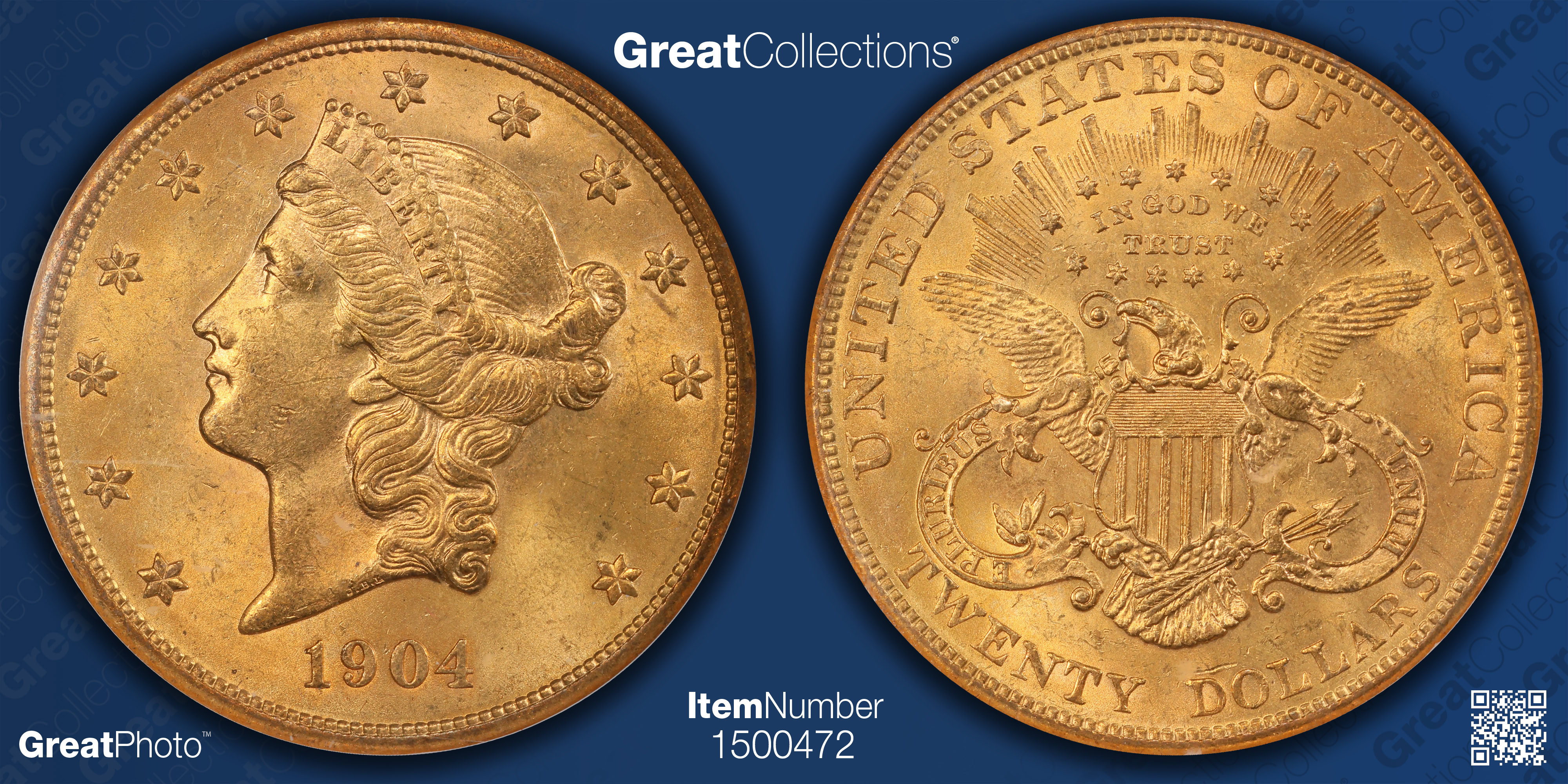1904 Liberty Gold Double Eagle NGC MS-63 (Item 1500472