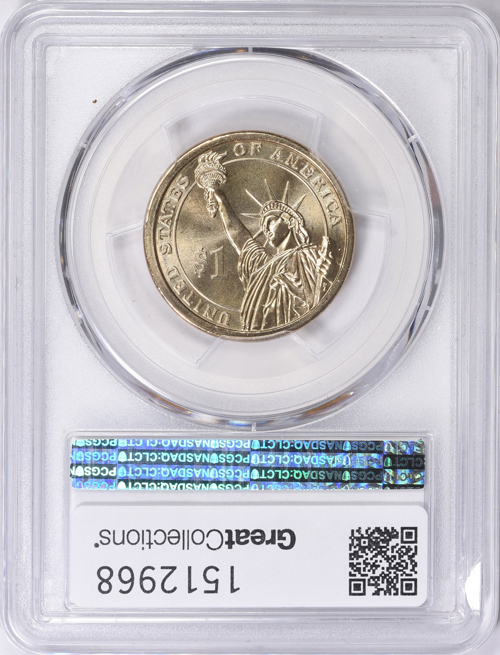 Mint Error (2009) Presidential Dollar Zachary Taylor Missing Edge