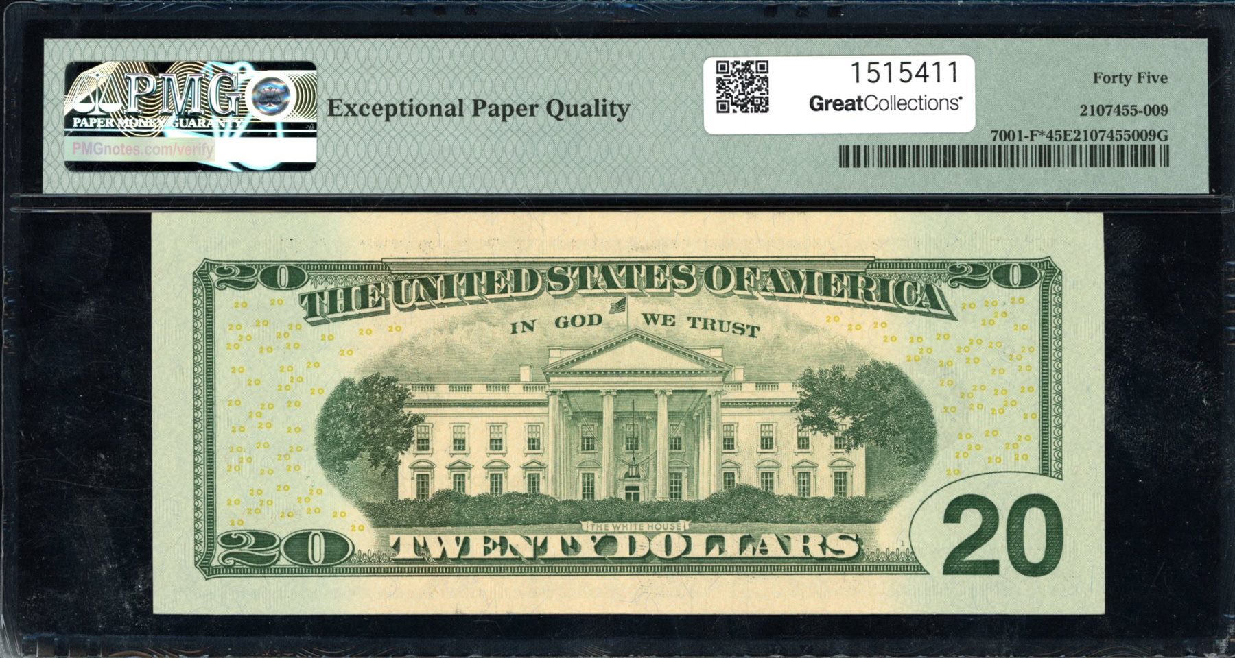 Fr. 7001-F★ (PF★ Block) 2017A $20 Atlanta Federal Reserve Star Note ...