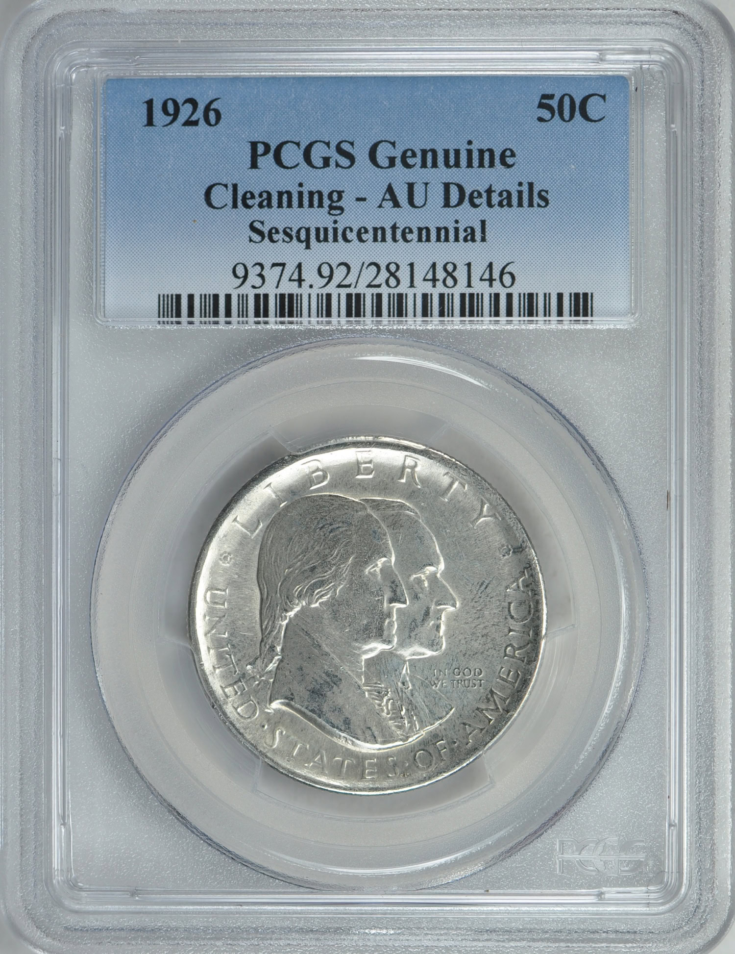 1926 Sesquicentennial of American Independence Half Dollar PCGS