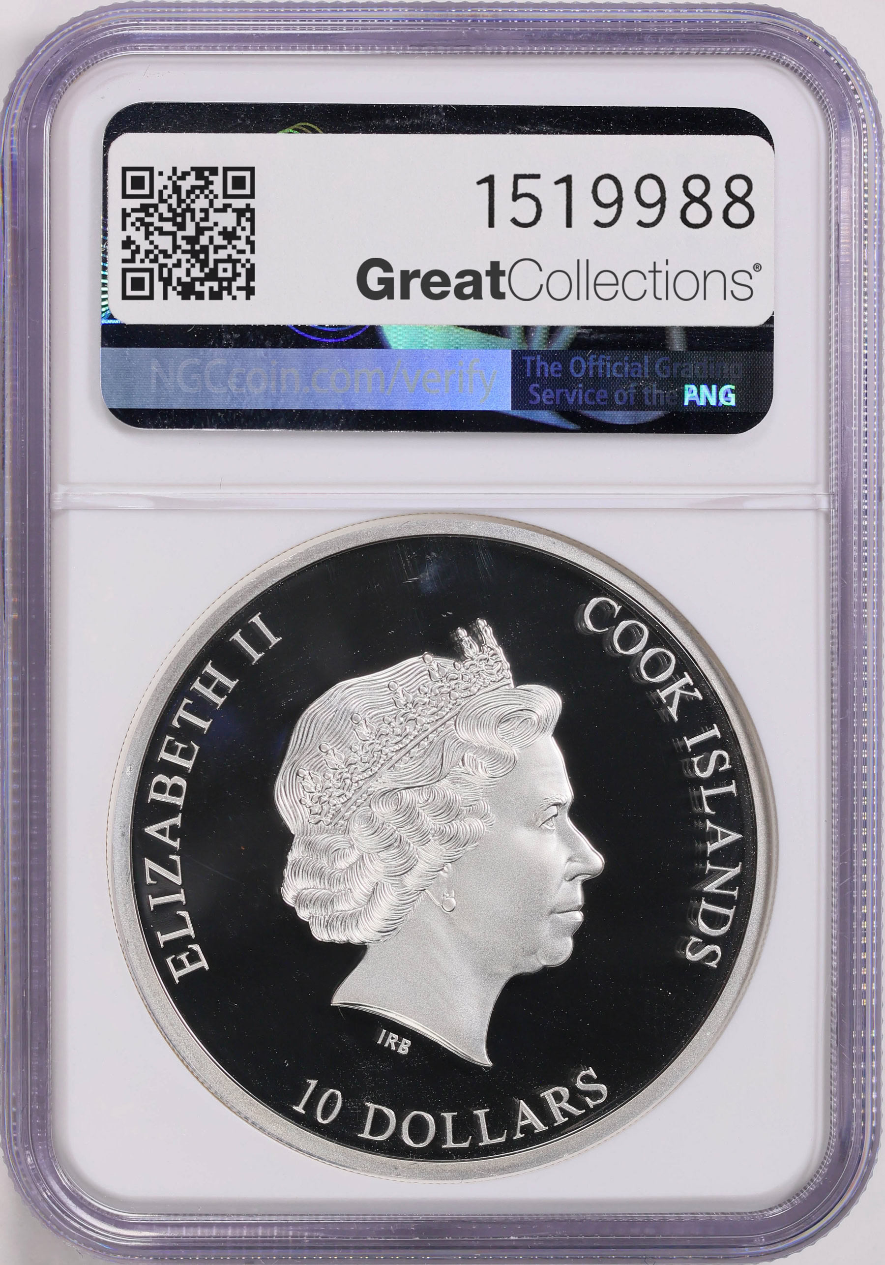 Cook Islands 2022 Colorized Silver $10 Raven Witch Ultra High