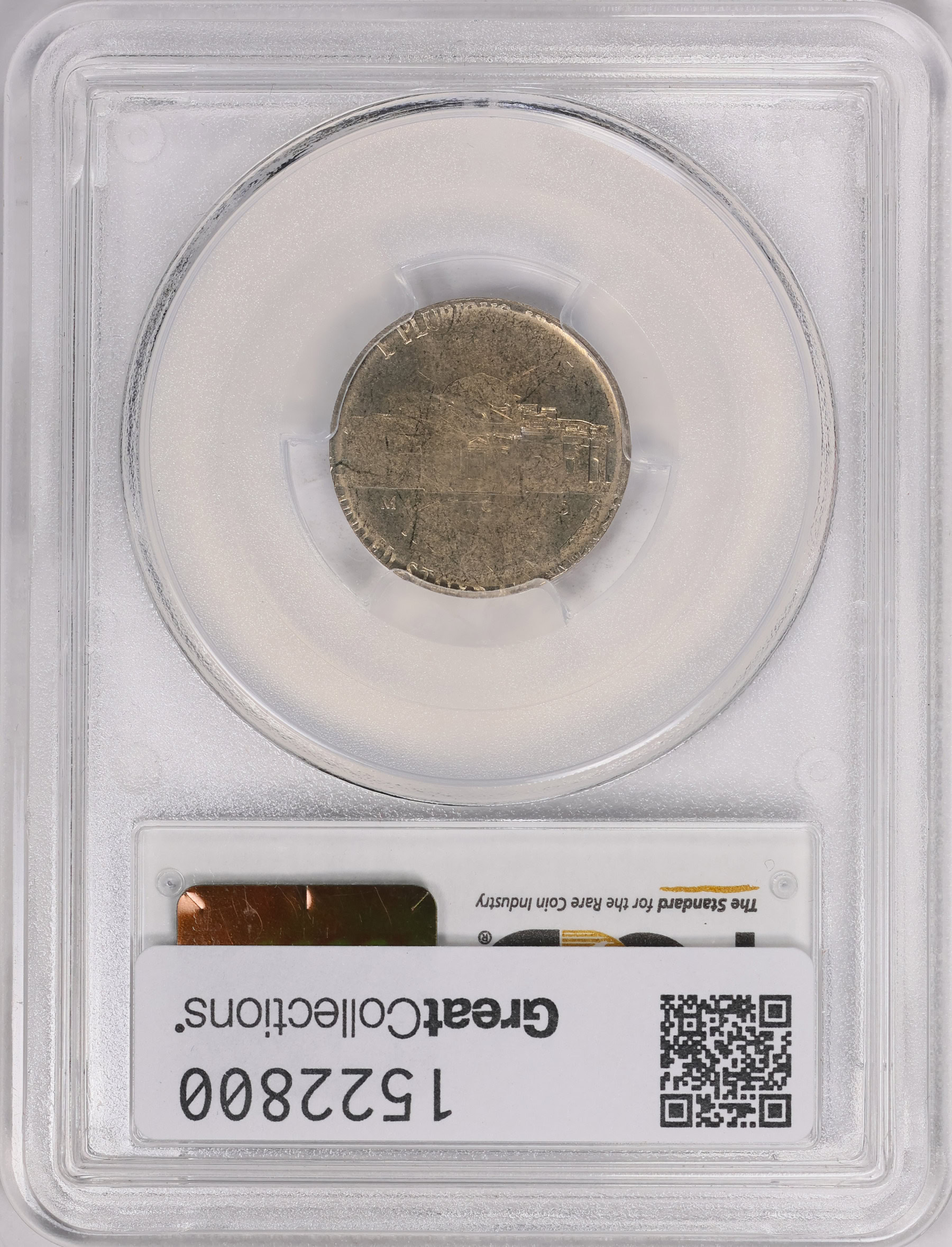 Mint Error 2000-D Jefferson Nickel Struck on 3.4g Foreign Planchet