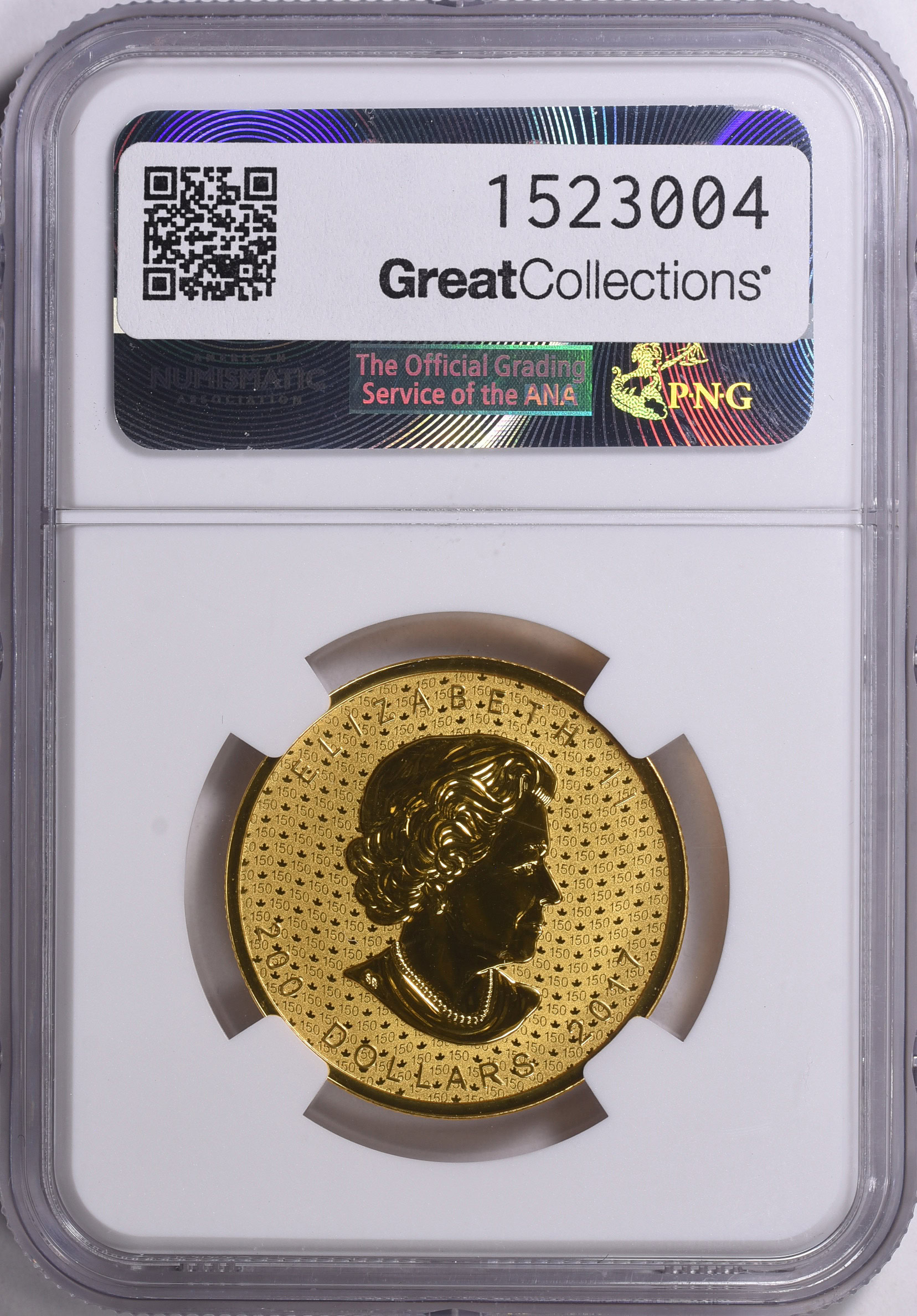 Canada 2017 Gold $200 Iconic Maple Leaf 150th Anniversary of